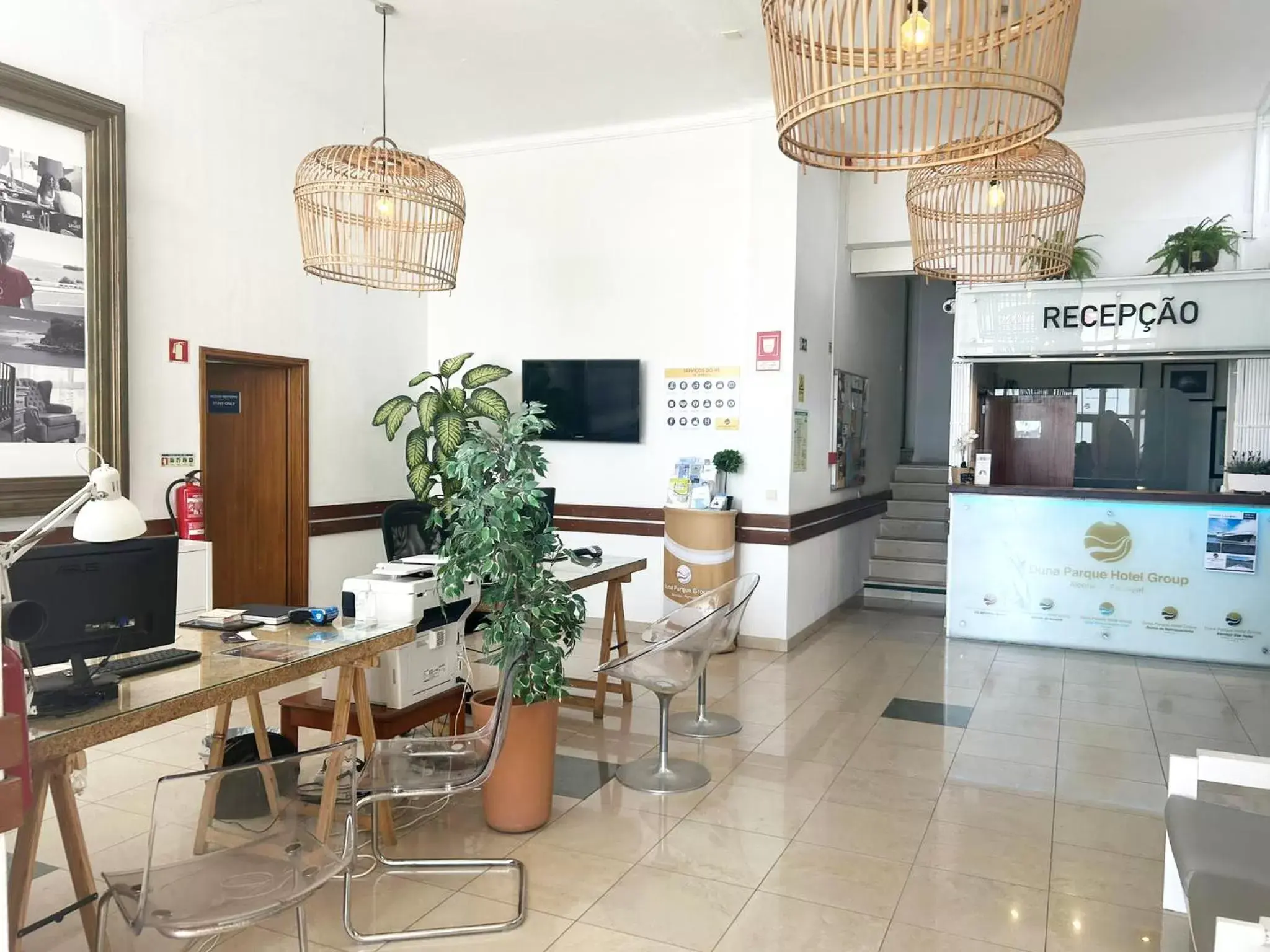 Lobby or reception in Hotel HS Milfontes Beach - Duna Parque Group