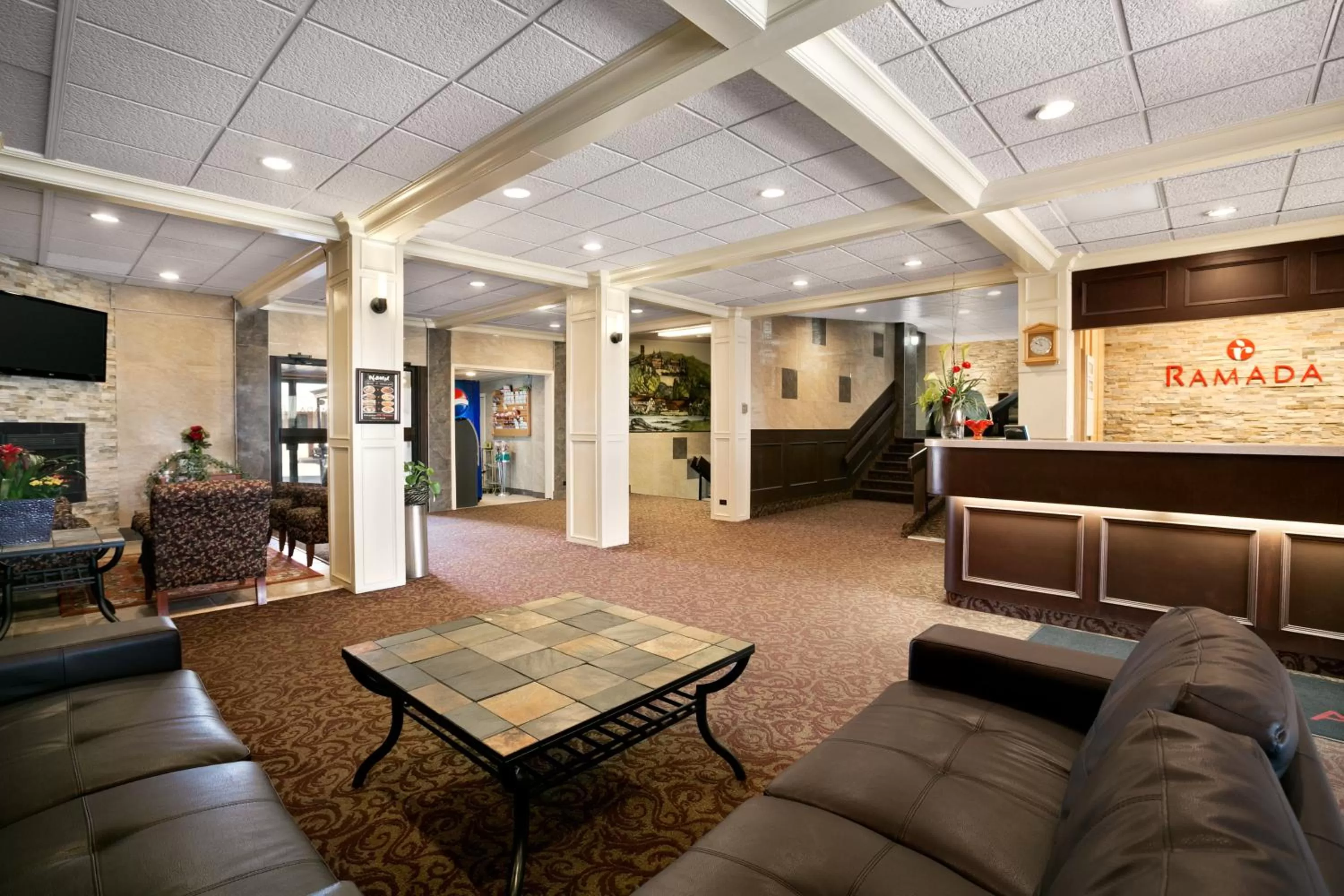 Lobby or reception in Ramada by Wyndham Lethbridge