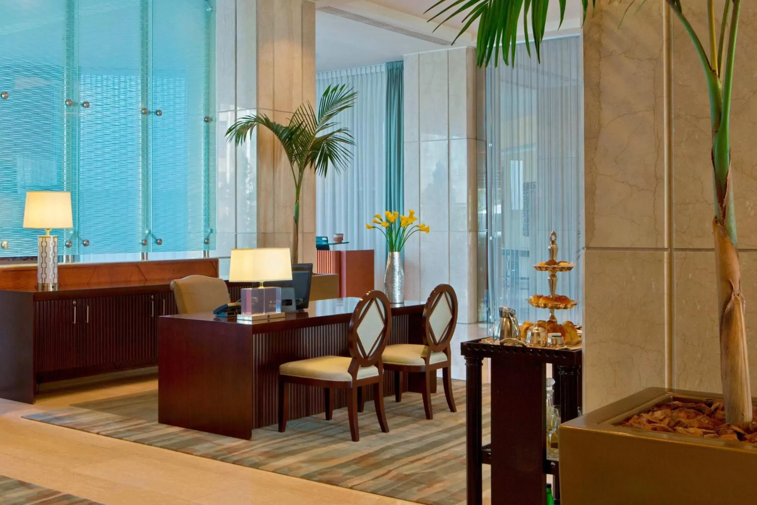 Lobby or reception, Restaurant/Places to Eat in Sheraton Santiago Hotel & Convention Center