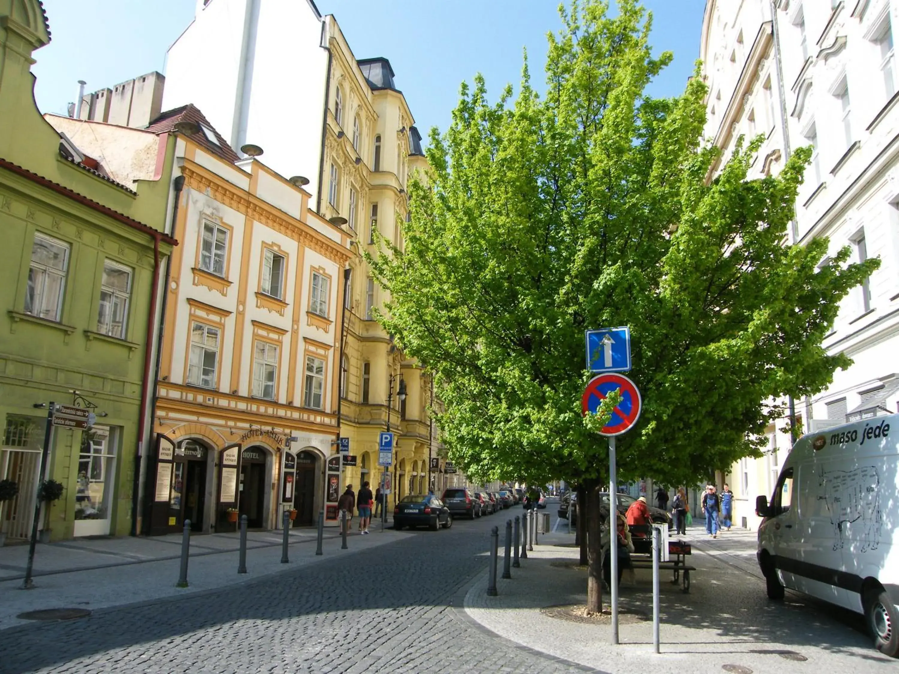 Facade/entrance in Antik Hotel Prague