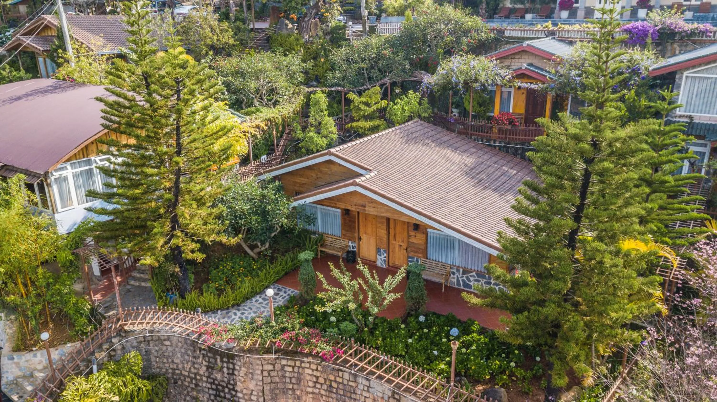 Natural landscape in Zen Valley Dalat