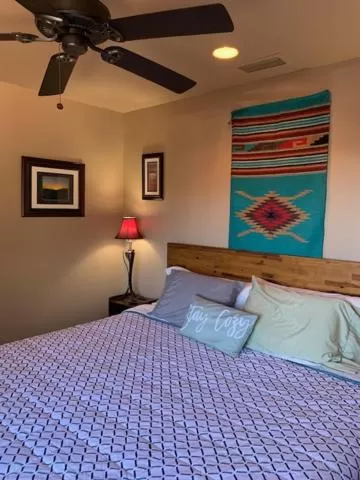 Bed in Cozy Cactus Resort sorta-kinda