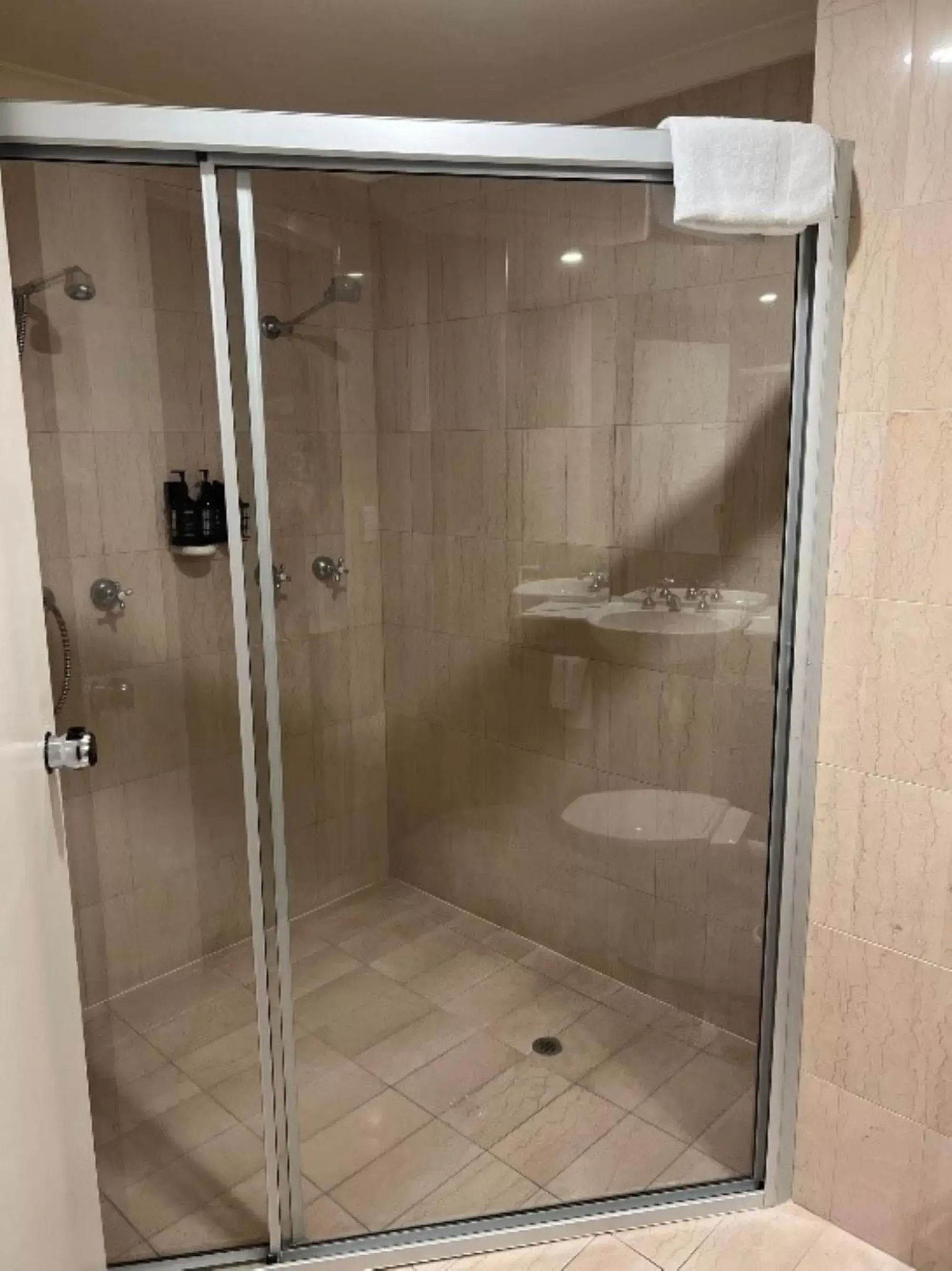 Shower, Bathroom in Mantra Pavilion Hotel Wagga