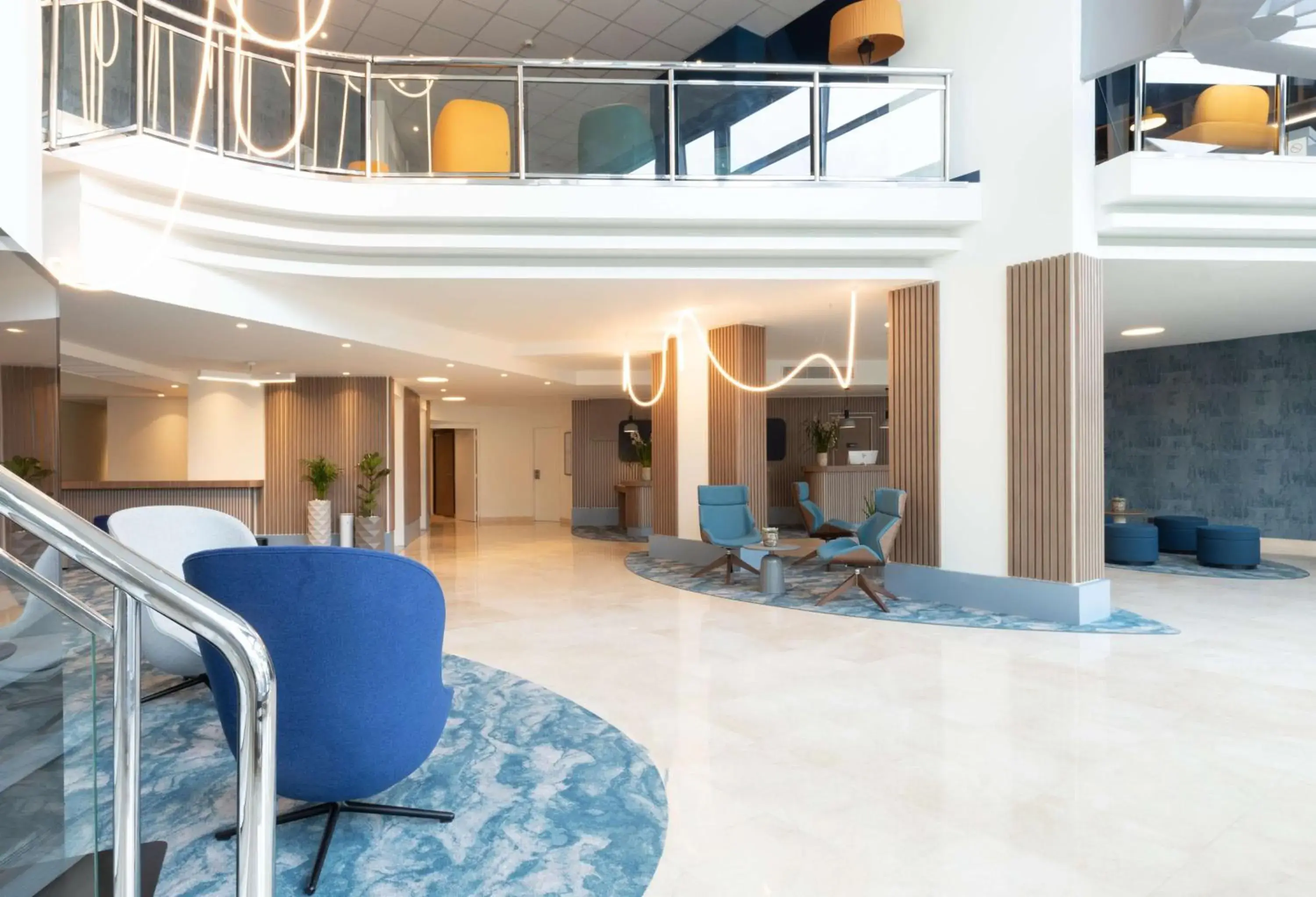 Lobby or reception in Radisson Hotel Nice Airport Lobby or reception in Radisson Hotel Nice Airport