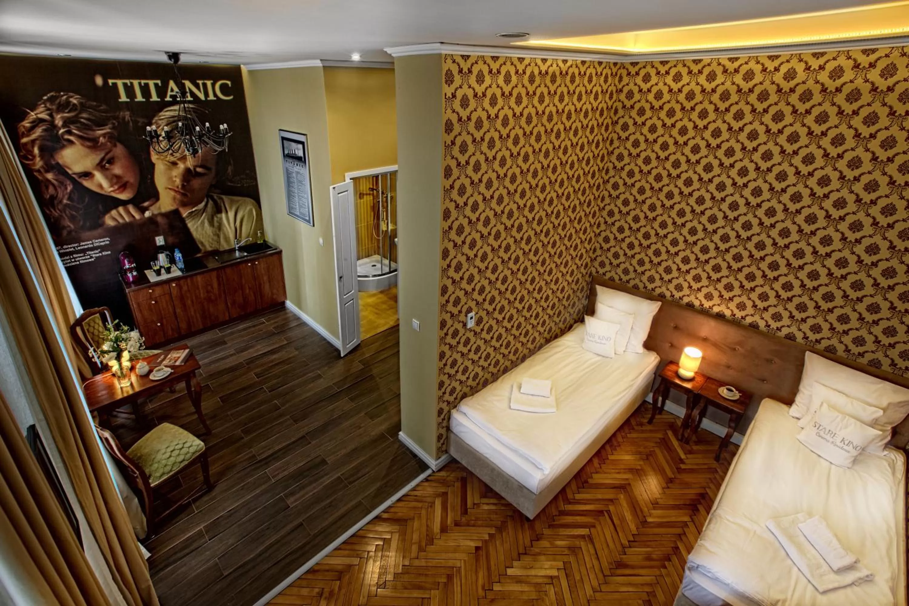 Photo of the whole room, Bed in Stare Kino Cinema Residence