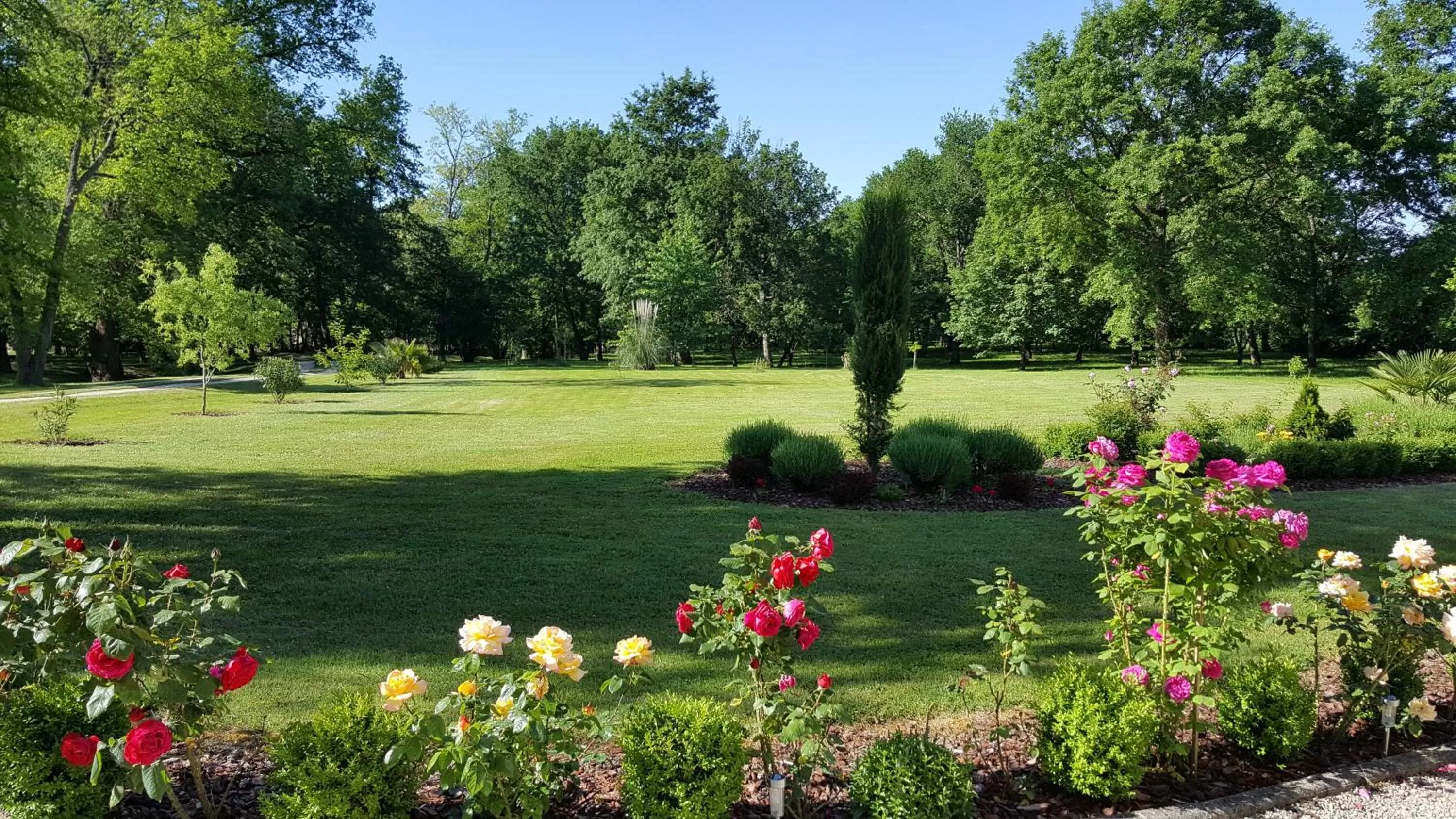 Garden in Maison d'hôtes de Charme Les Bruhasses