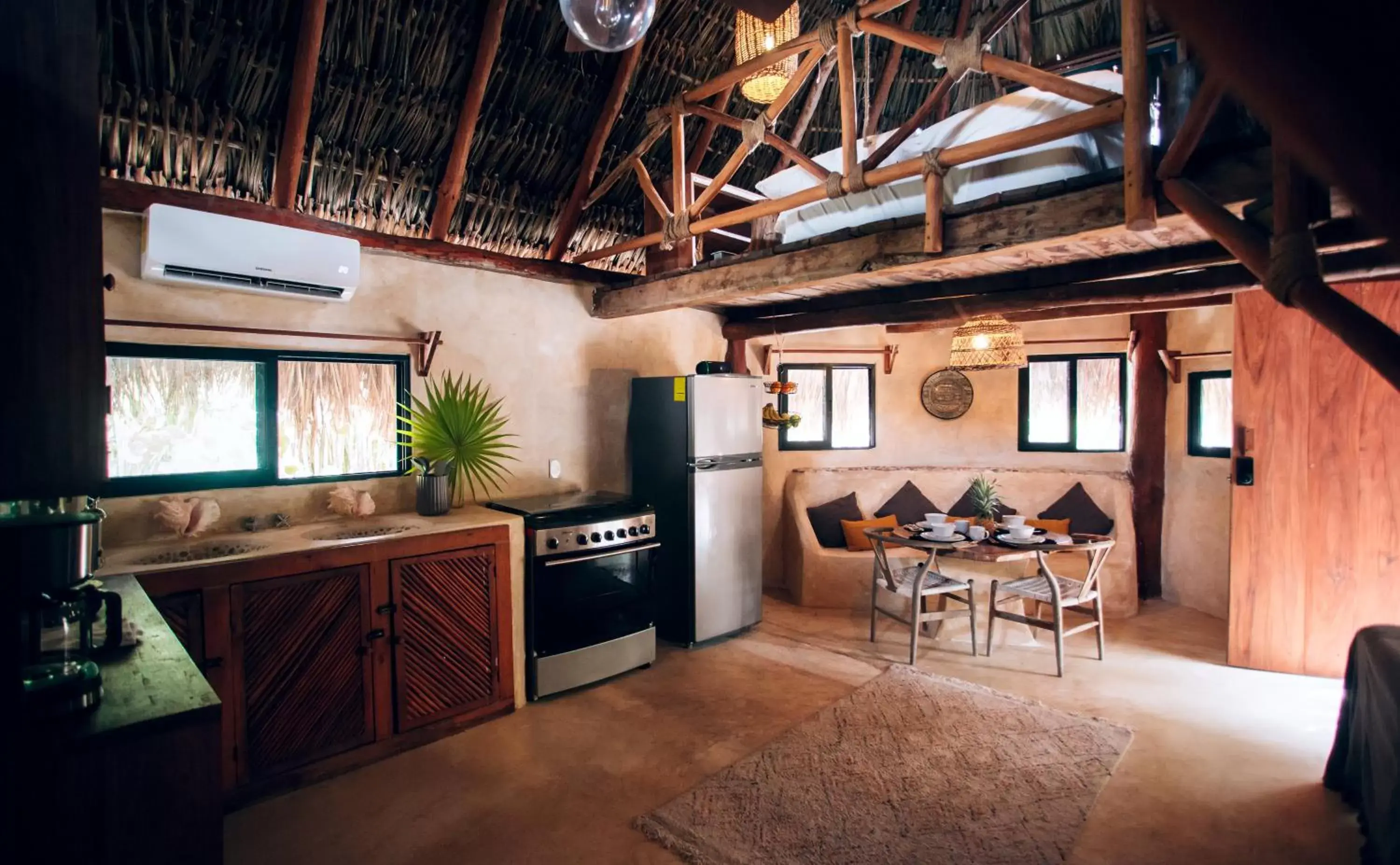 Dining area, Seating Area in Ikal Tulum Hotel