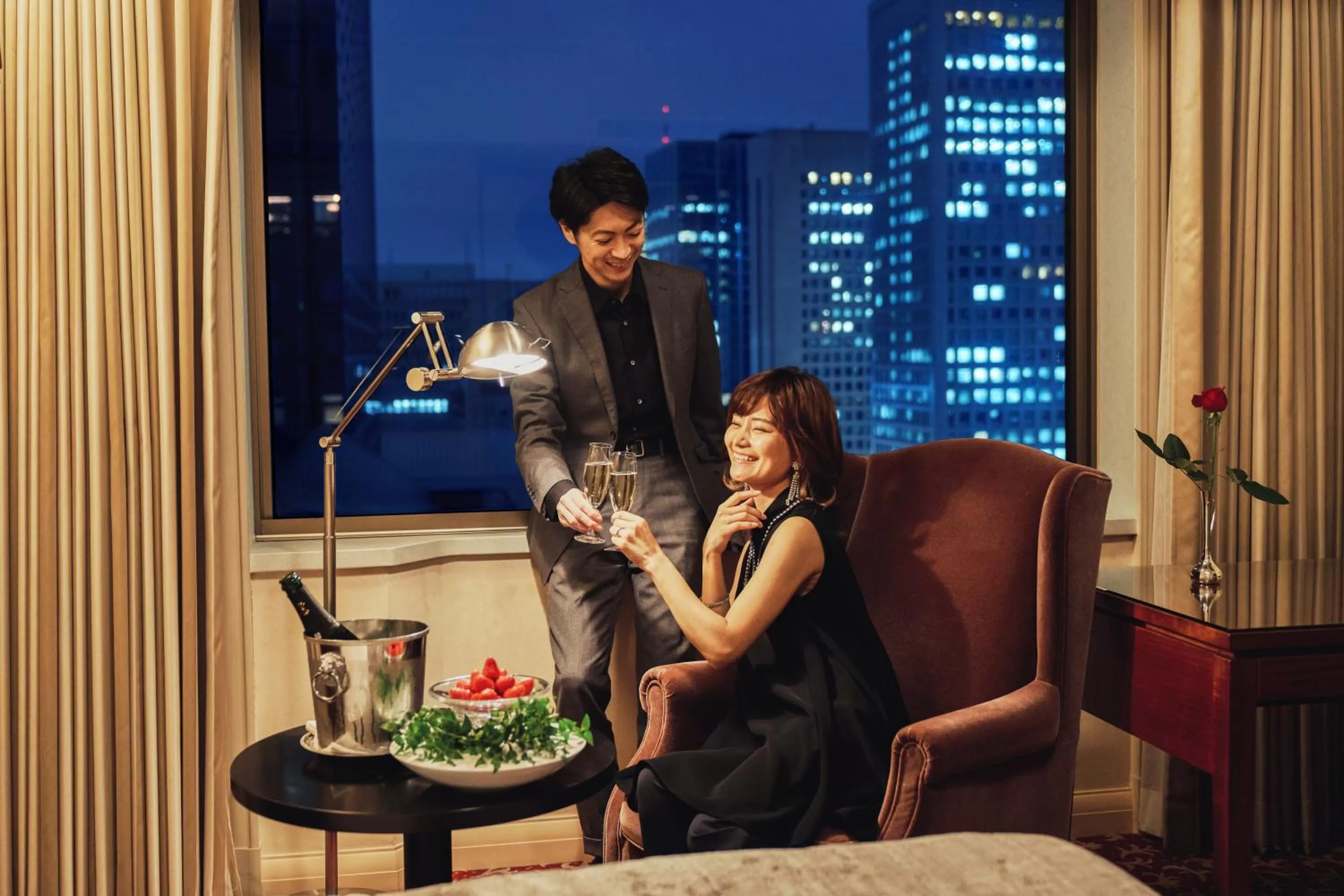 People in Imperial Hotel Tokyo