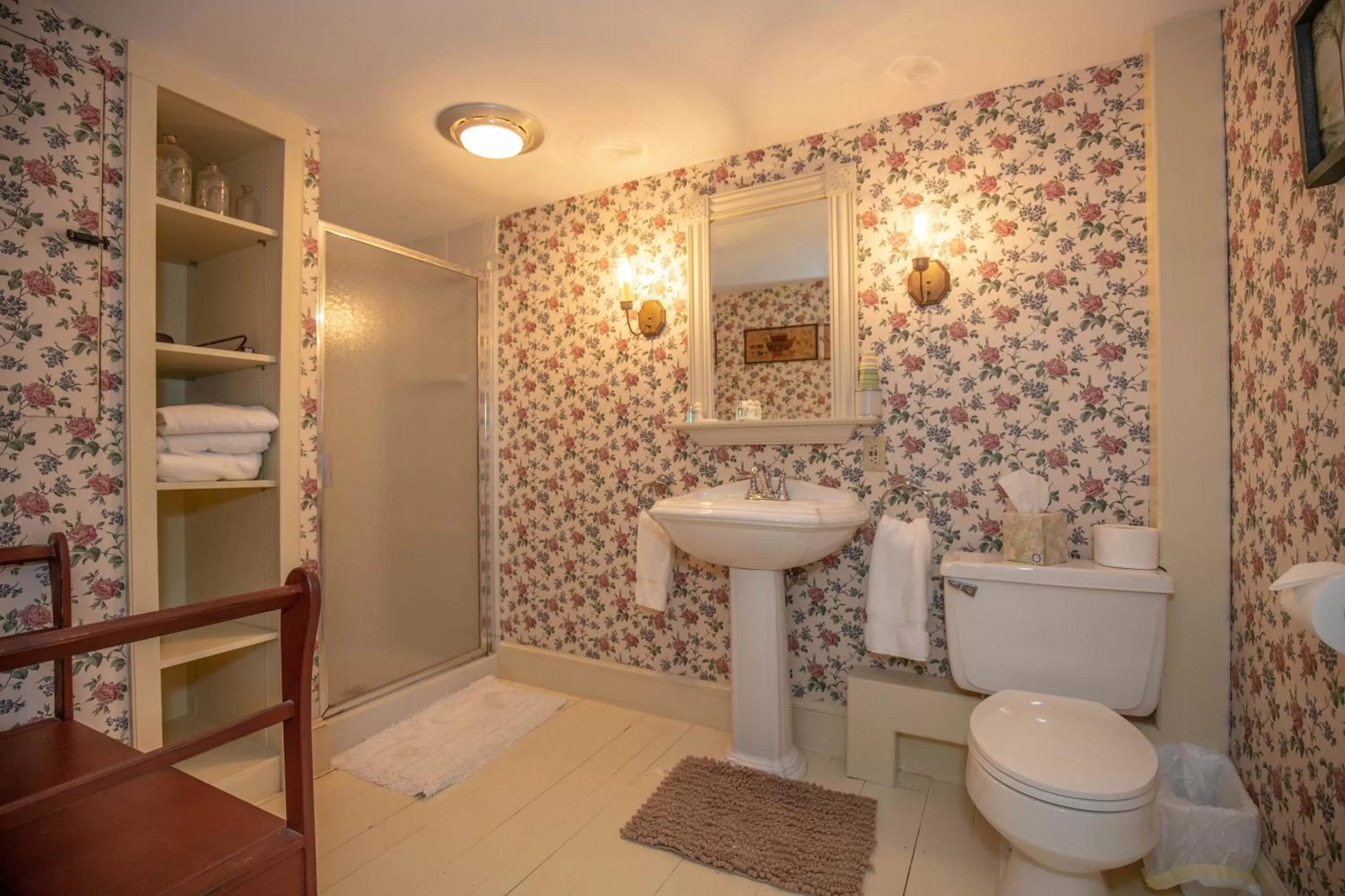 Bathroom in Clark Currier Inn