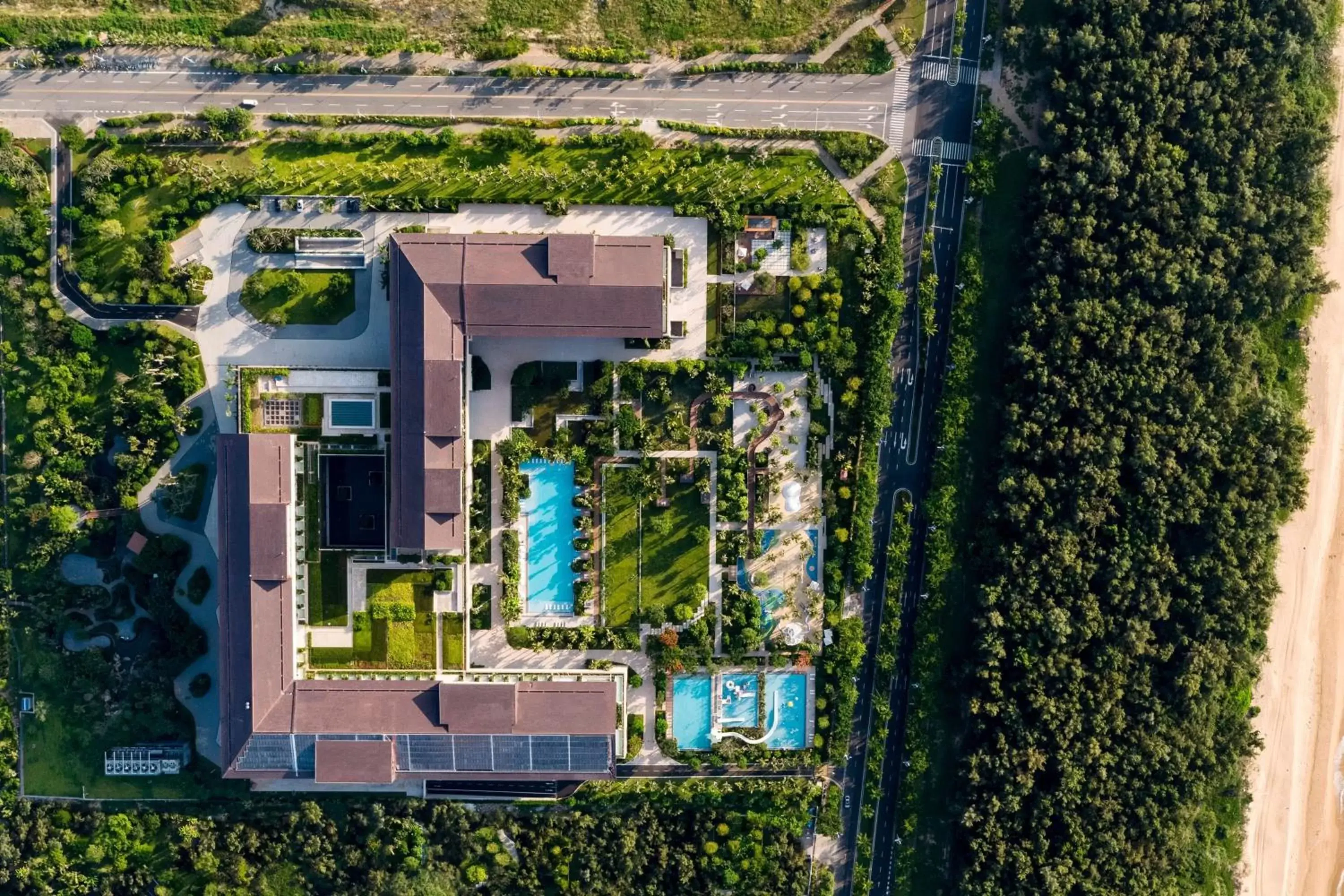 Property building, Bird's-eye View in The Taikang Sanya, a Tribute Portfolio Resort