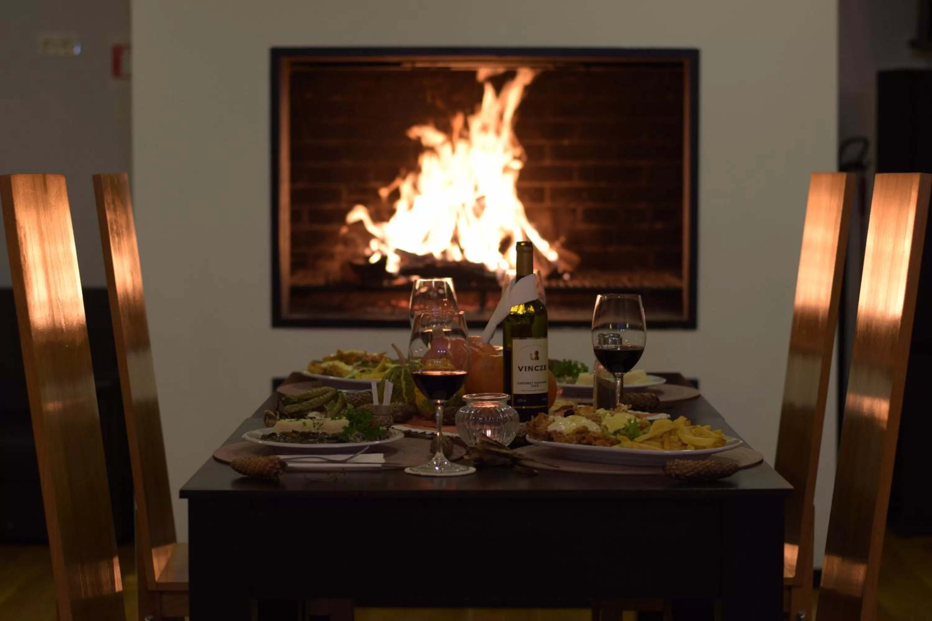 Dinner in Mountain-Rest Pension