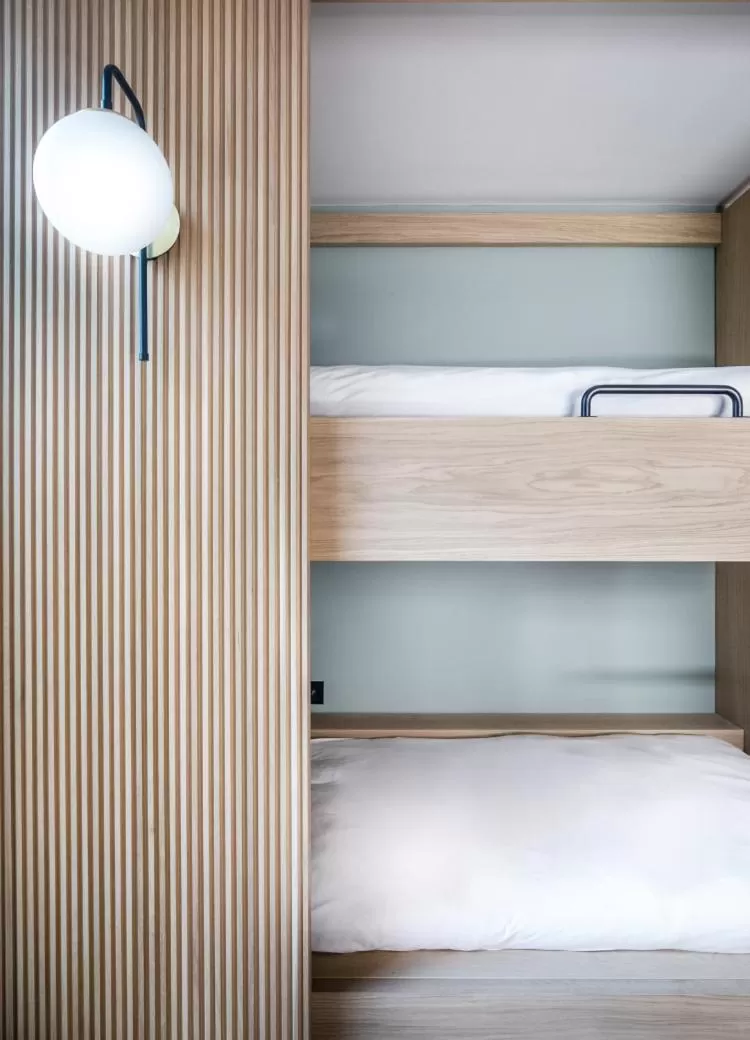 Bed in Mollie's Motel & Diner Oxfordshire