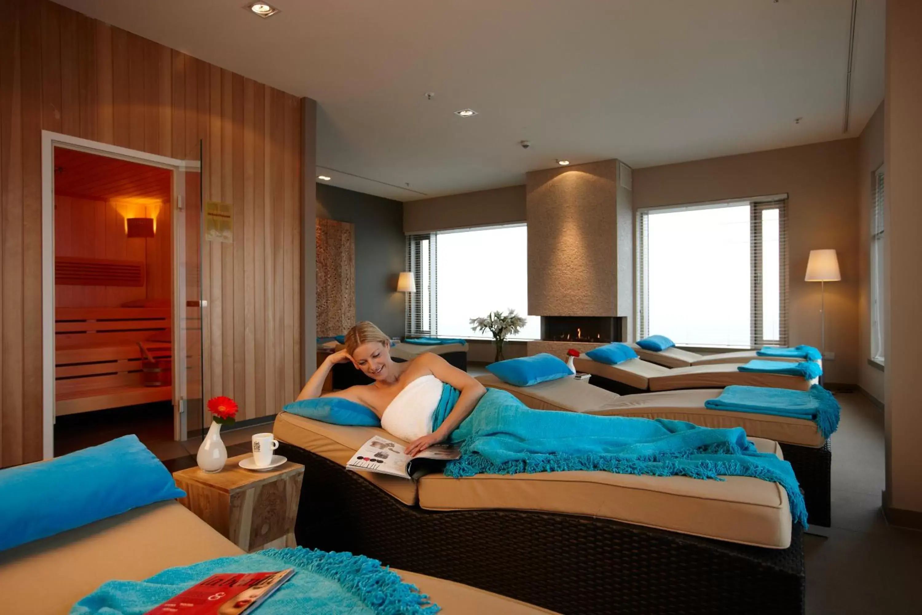 Spa and wellness centre/facilities in Van der Valk Airporthotel Düsseldorf