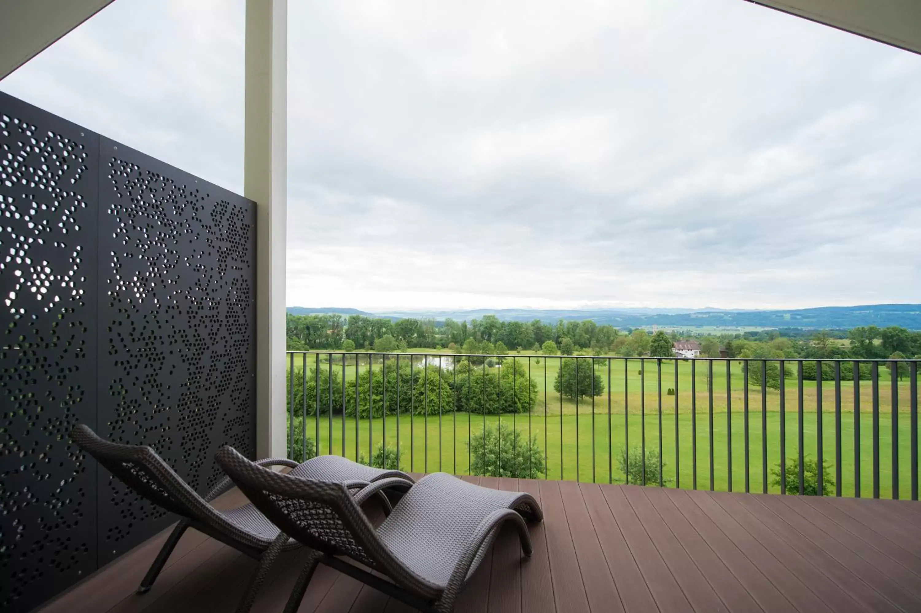 Mountain view, Balcony/Terrace in Wellnesshotel Golf Panorama