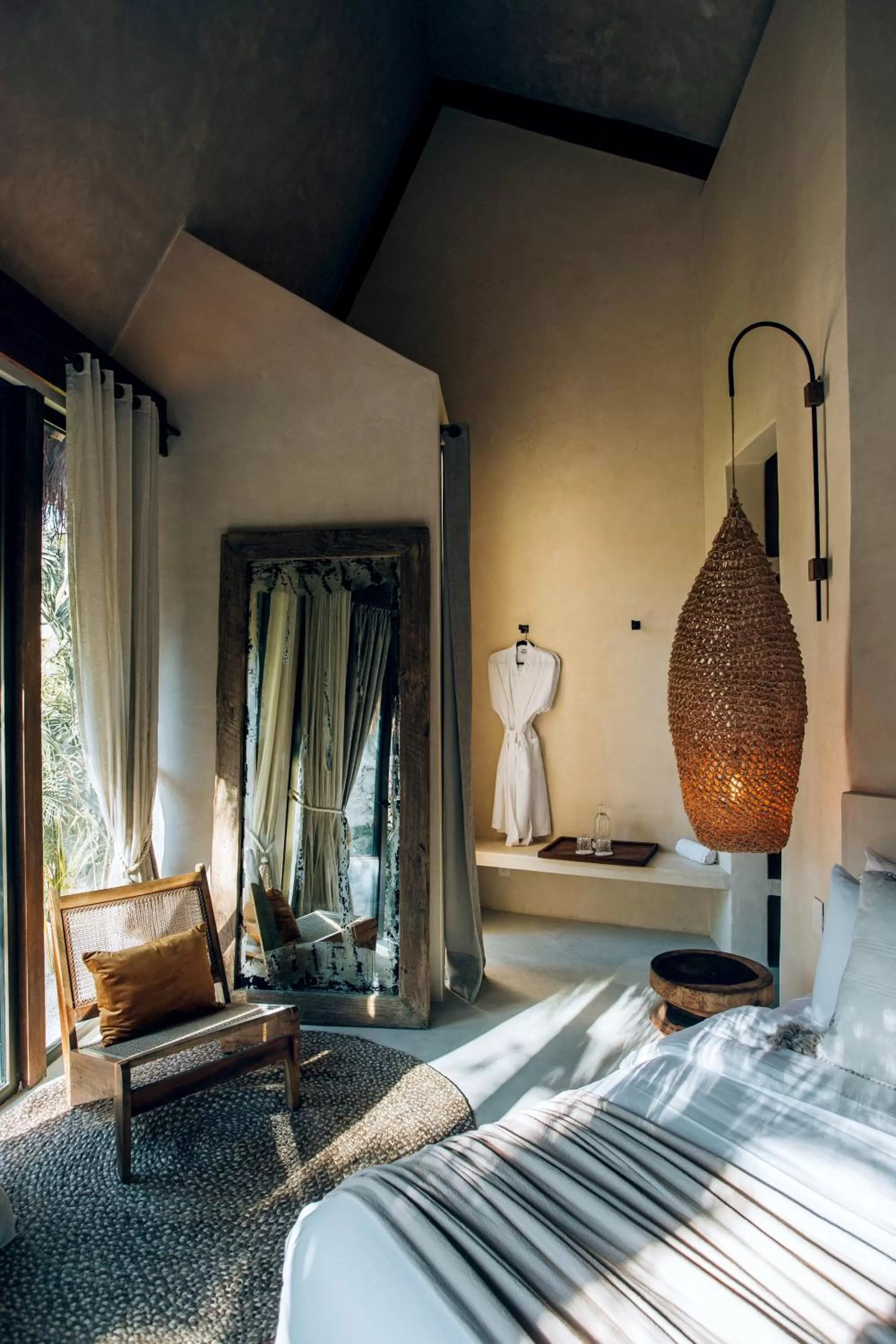 Bed in Hotel Muaré Tulum Wellness and Spa