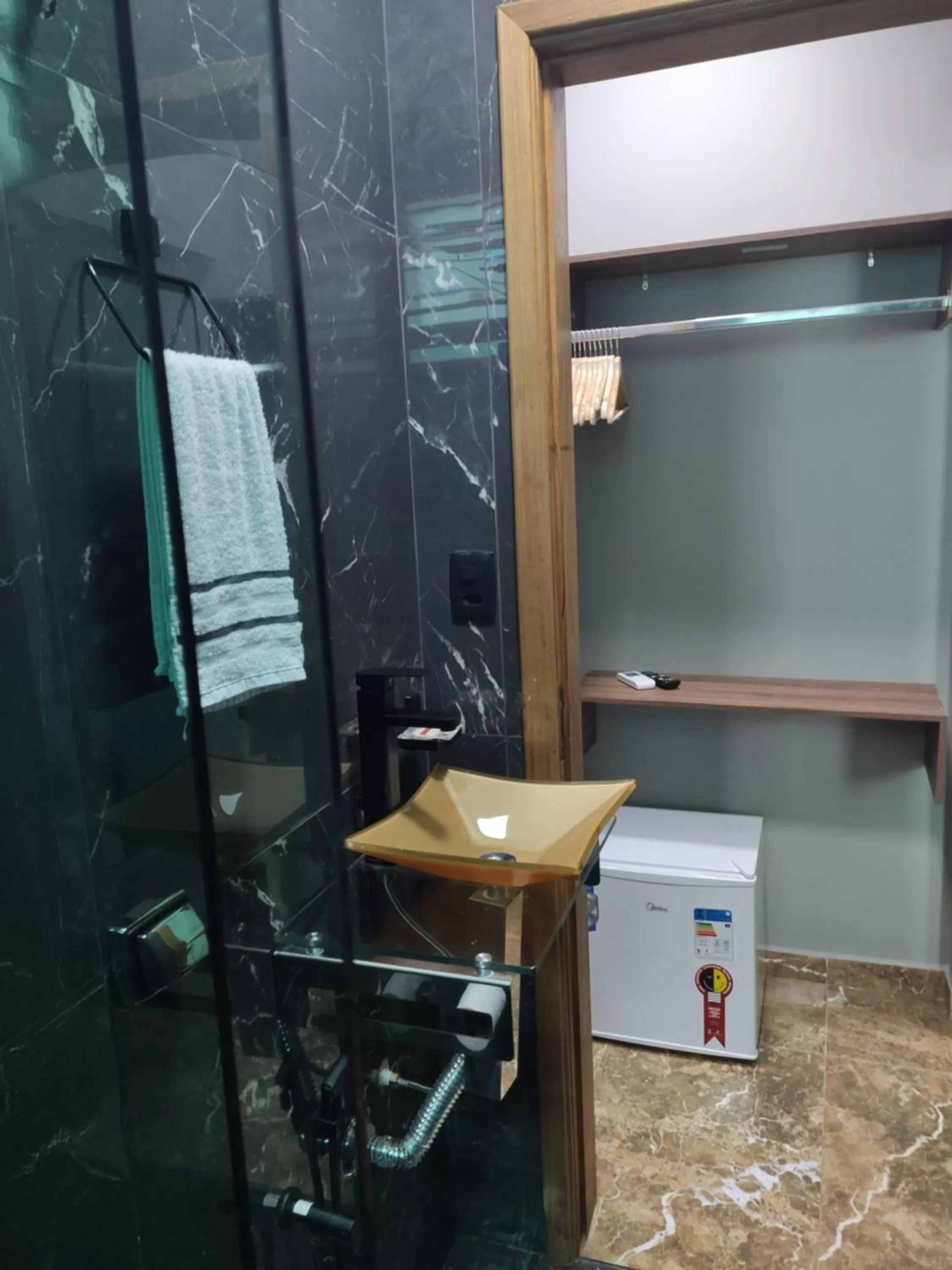 Bathroom in Santa Cecília Pousada