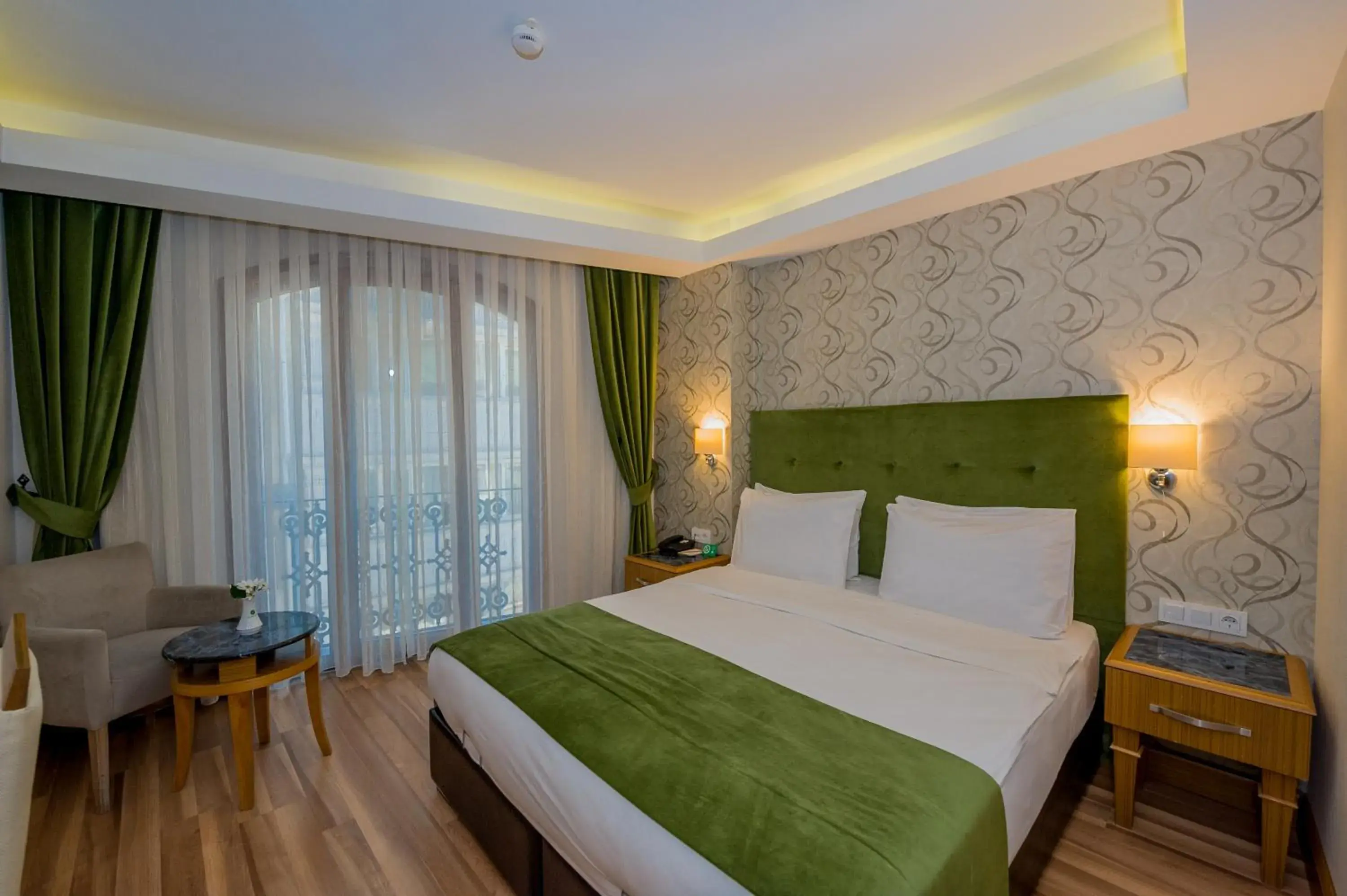 Bed in Bizim Hotel