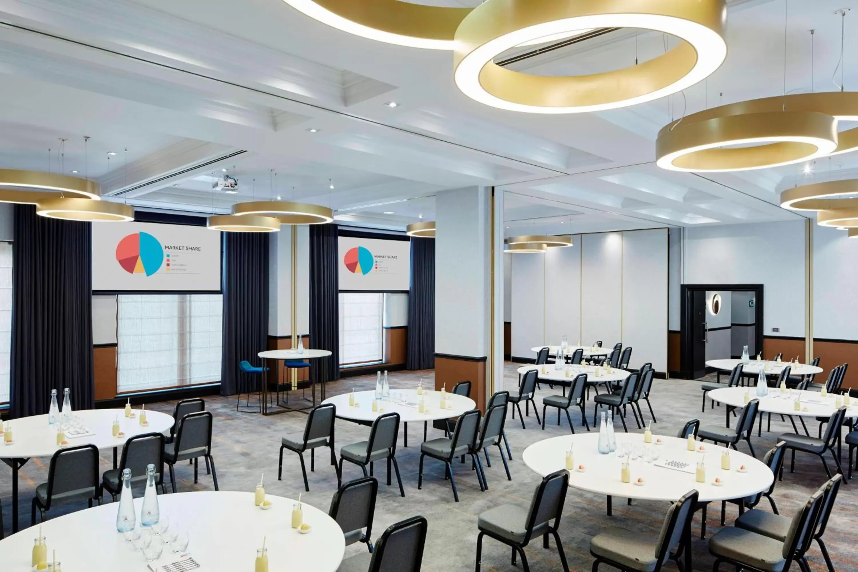 Meeting/conference room, Restaurant/Places to Eat in London Marriott Hotel Maida Vale