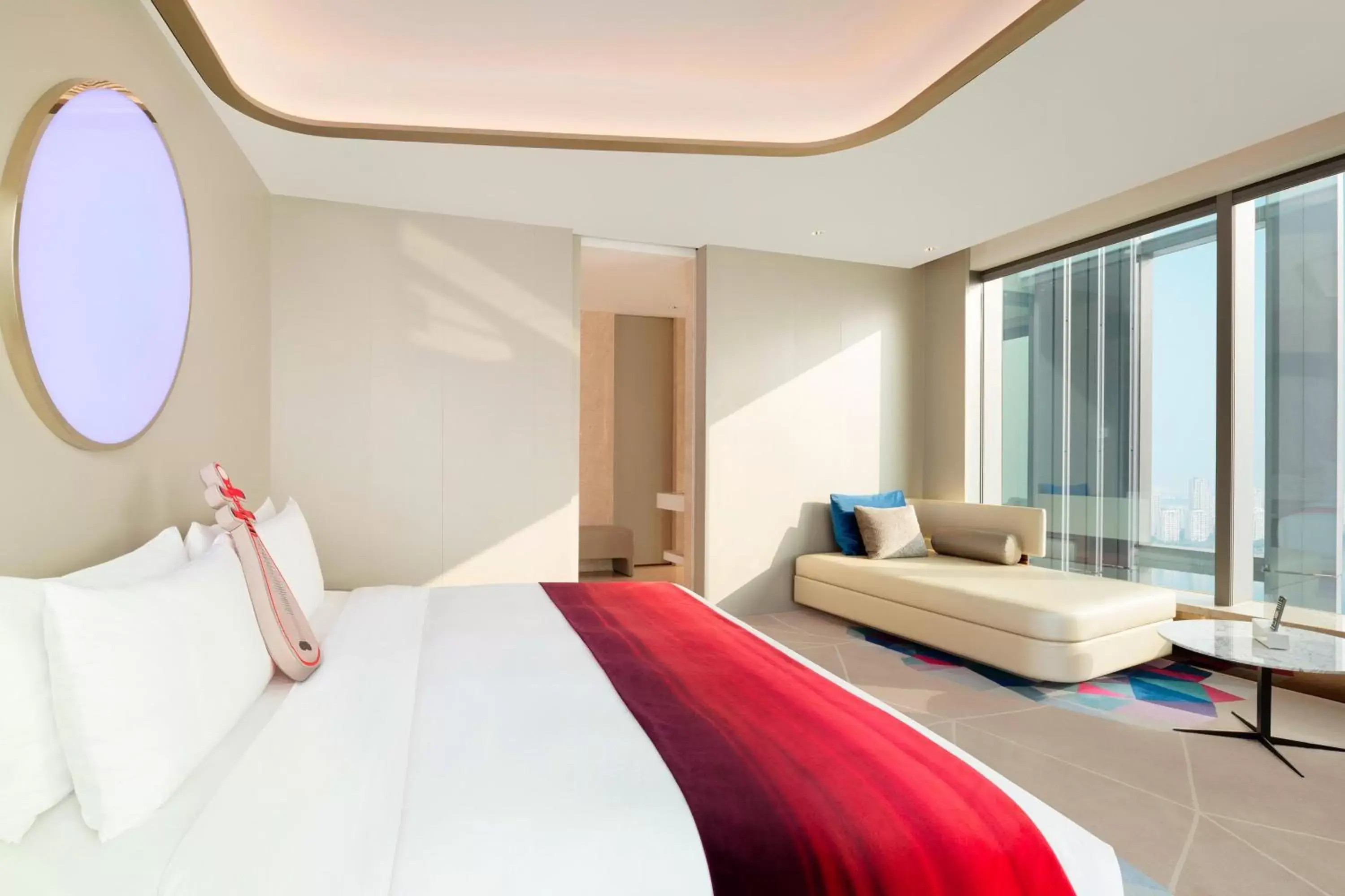 Bedroom, Bed in W Suzhou