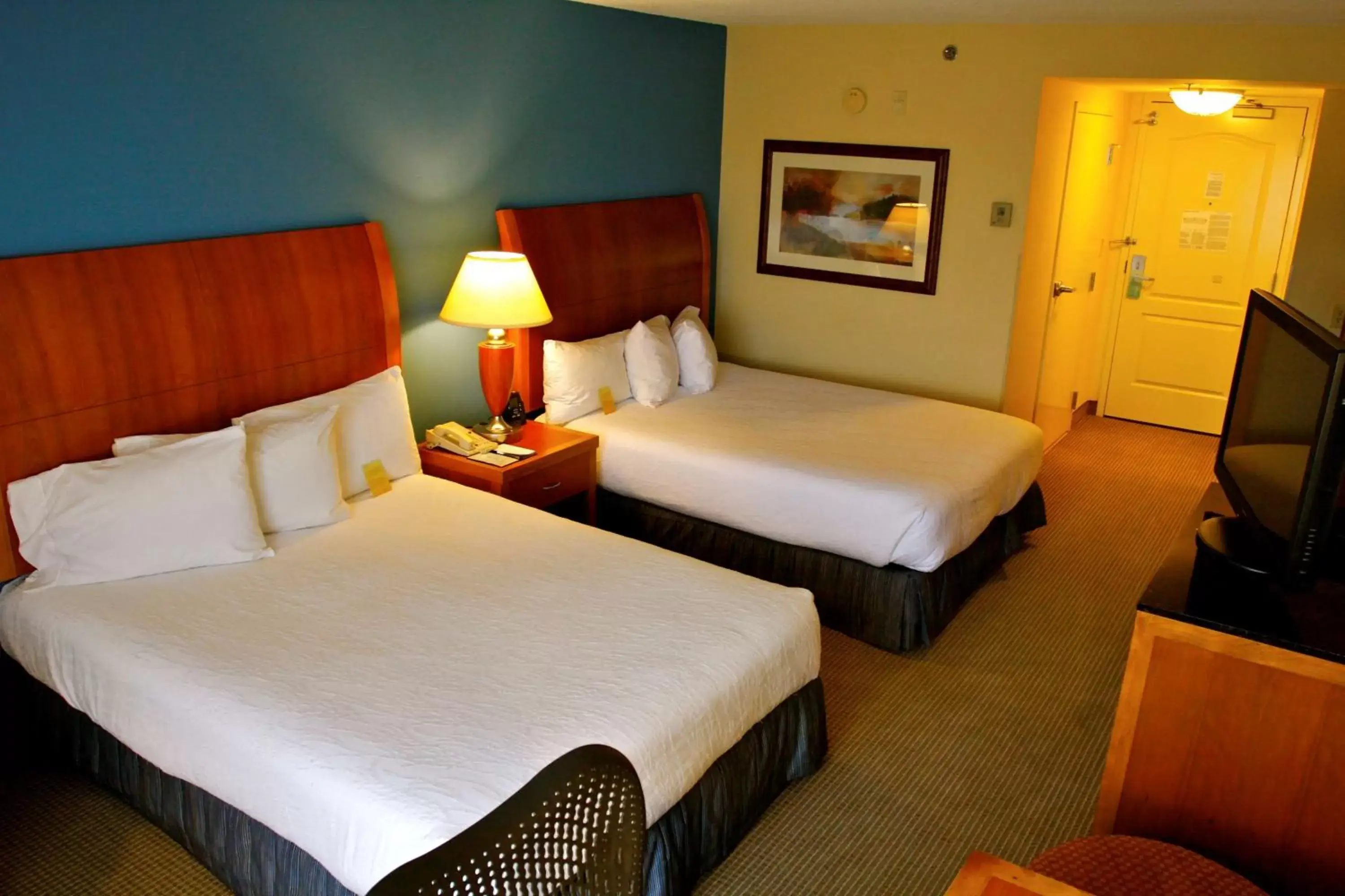 Queen Suite with Two Queen Beds and Roll-In Shower - Disability Access/Non-Smoking in Hilton Garden Inn Albany Queen Suite with Two Queen Beds and Roll-In Shower - Disability Access/Non-Smoking in Hilton Garden Inn Albany