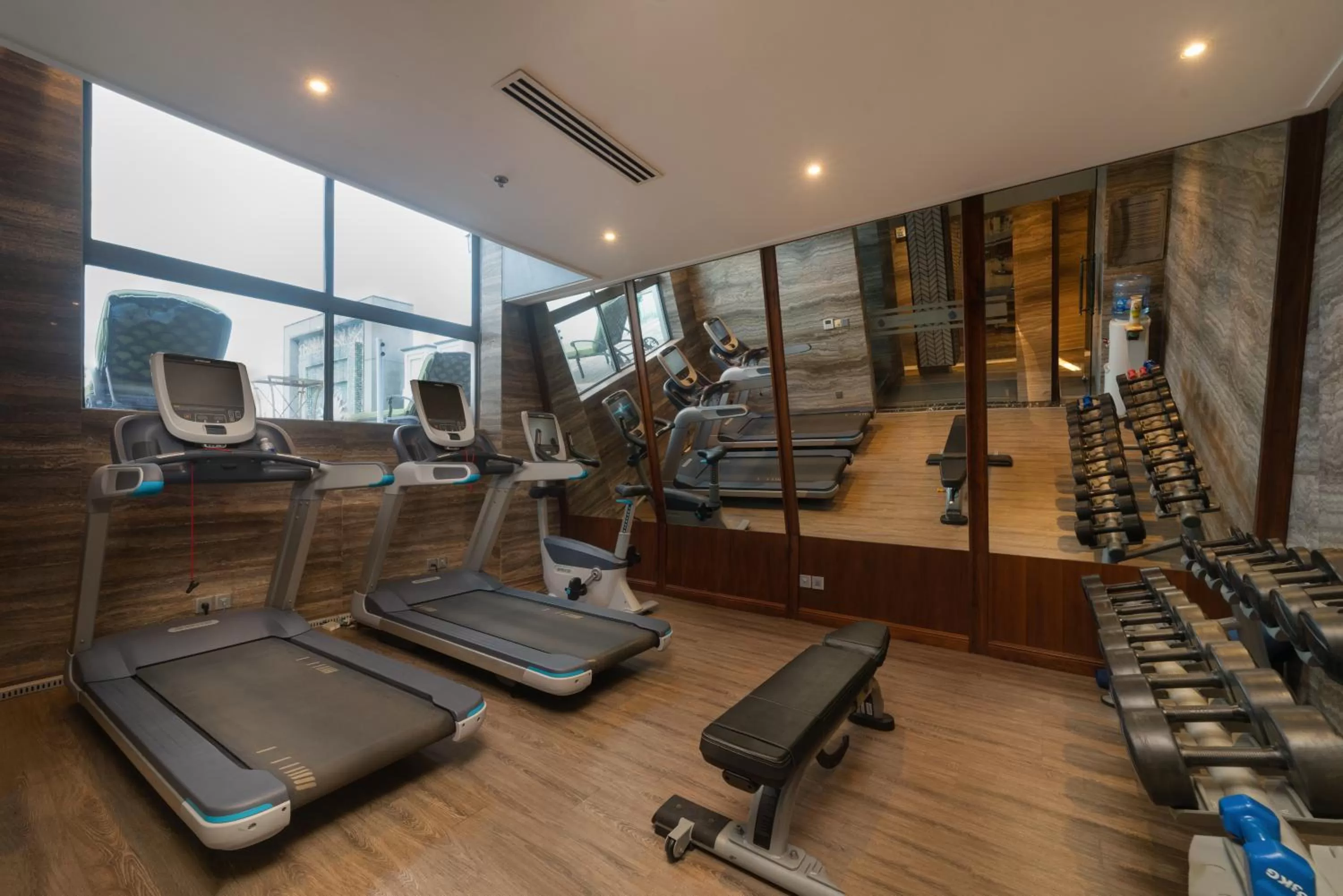Fitness centre/facilities in The Lapis Hotel