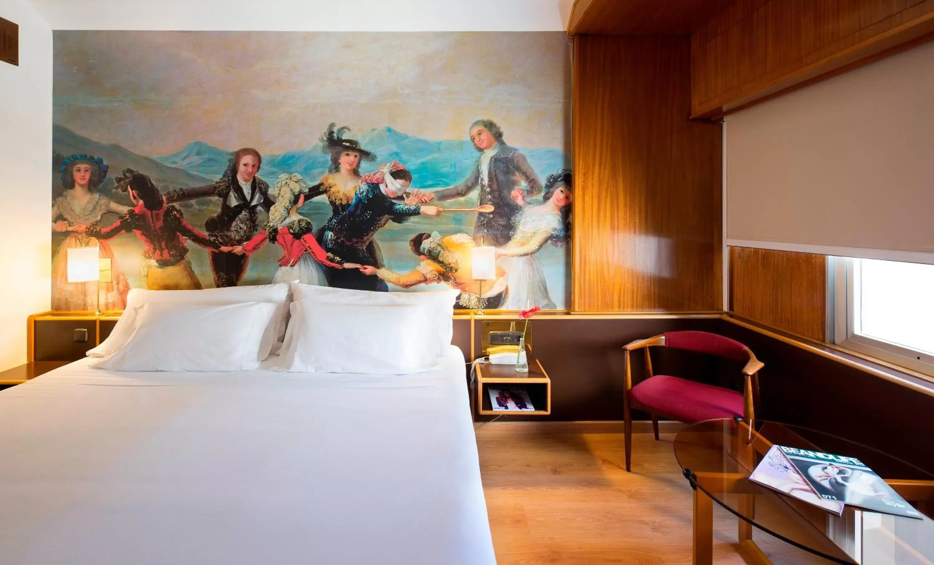 Bed in Hotel Goya Bed in Hotel Goya