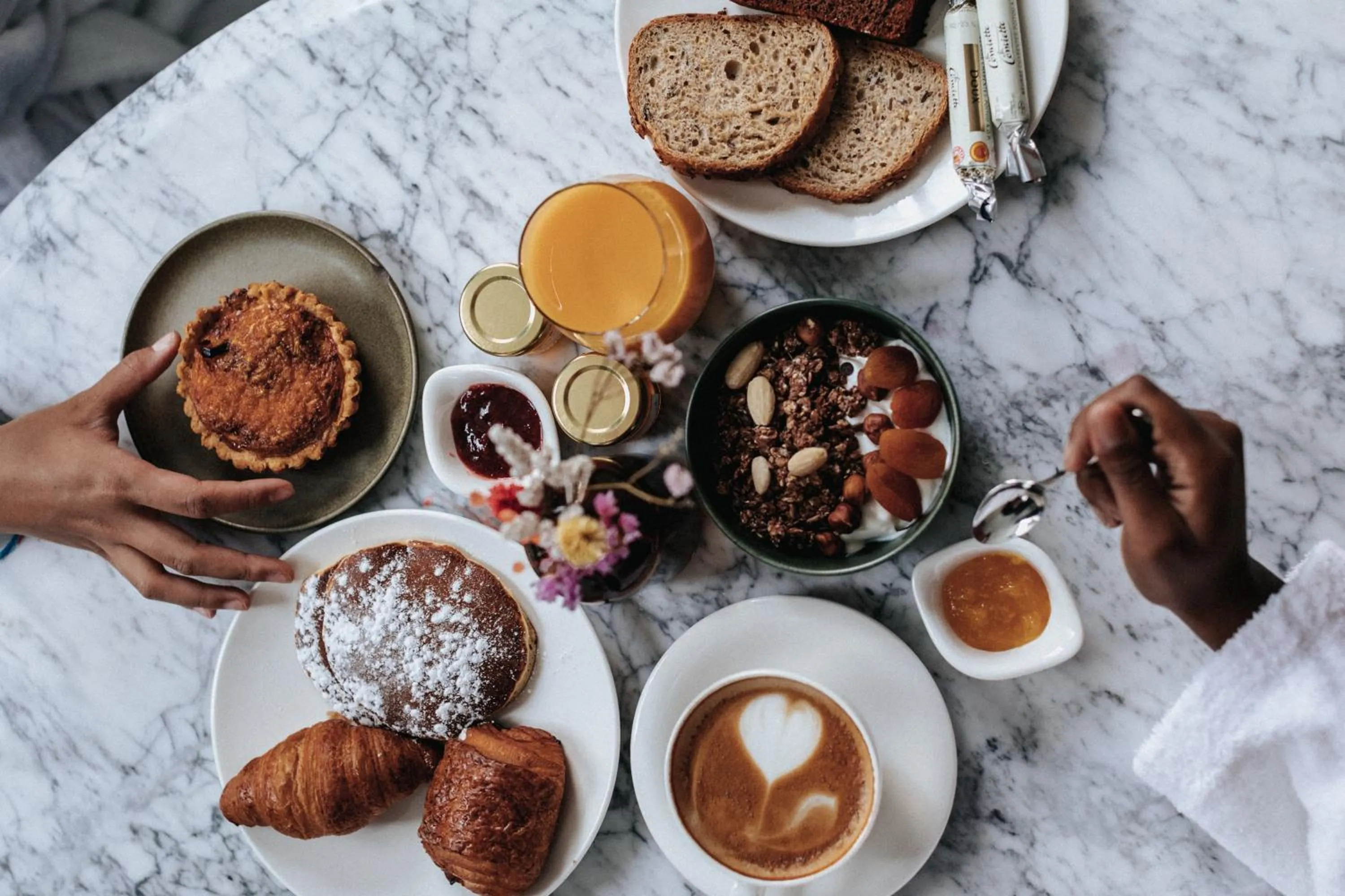 Breakfast in Hotel Panache