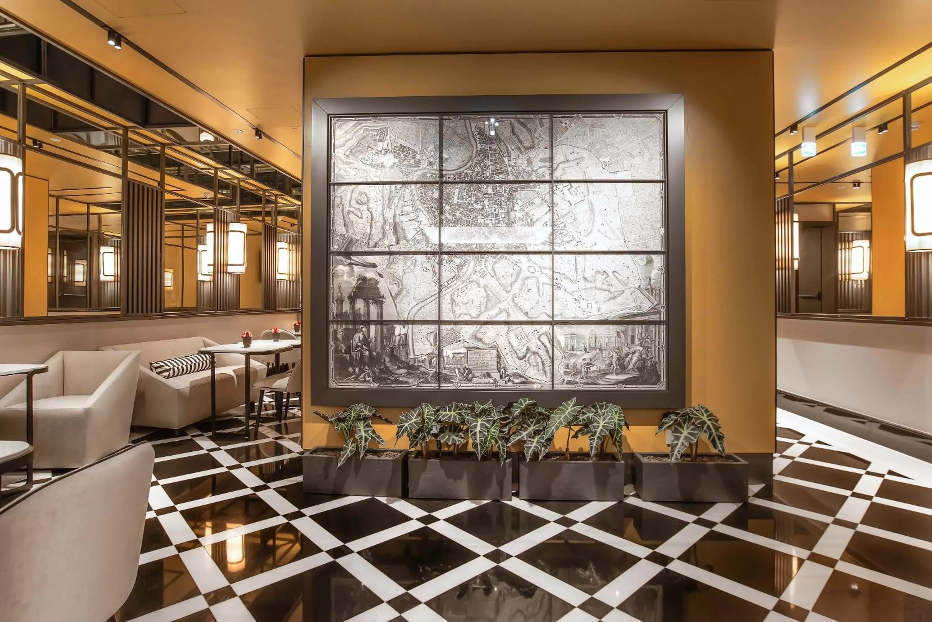 Lobby or reception in Hotel Lunetta