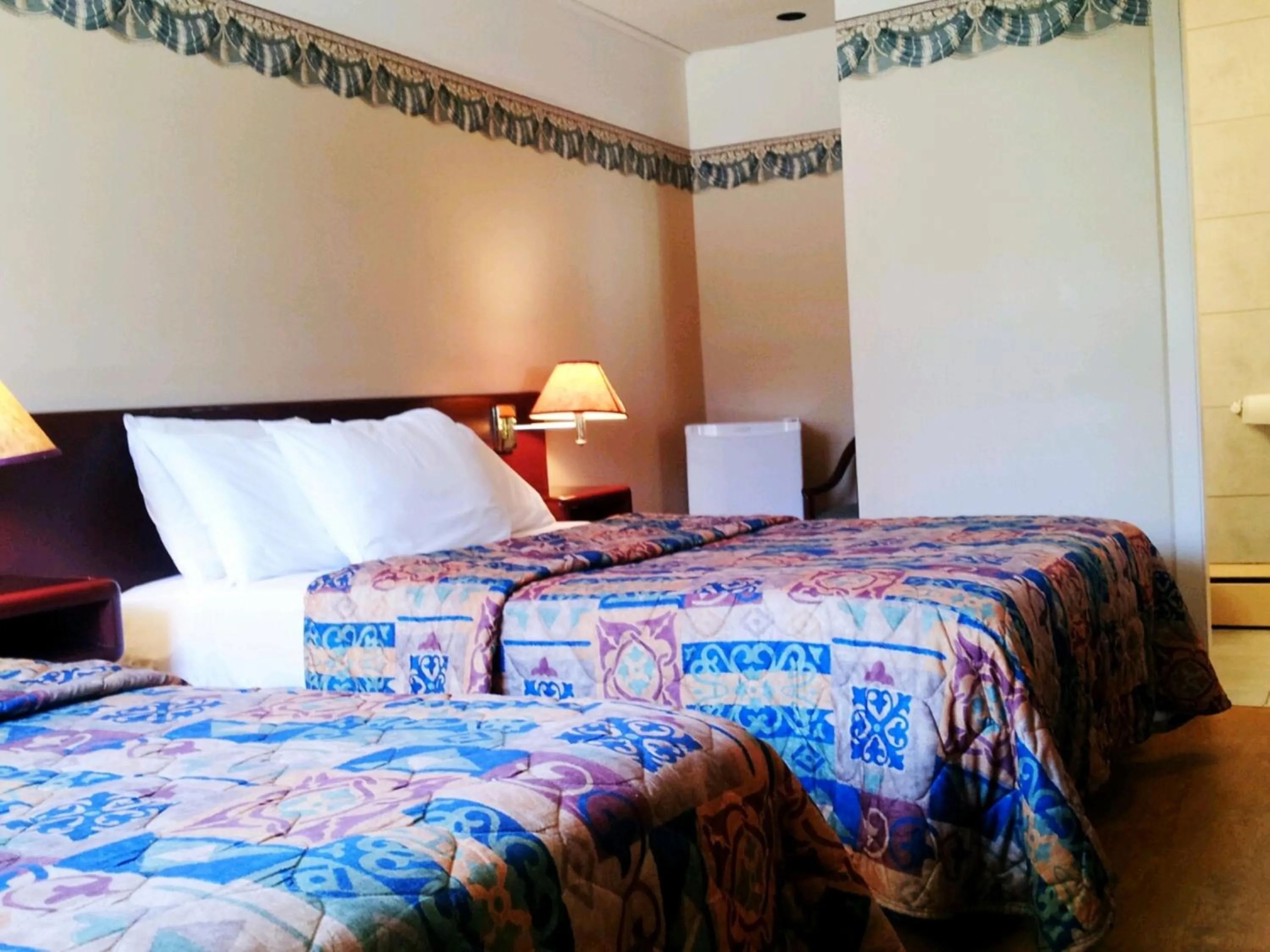 Bed in Hotel Motel La Marquise