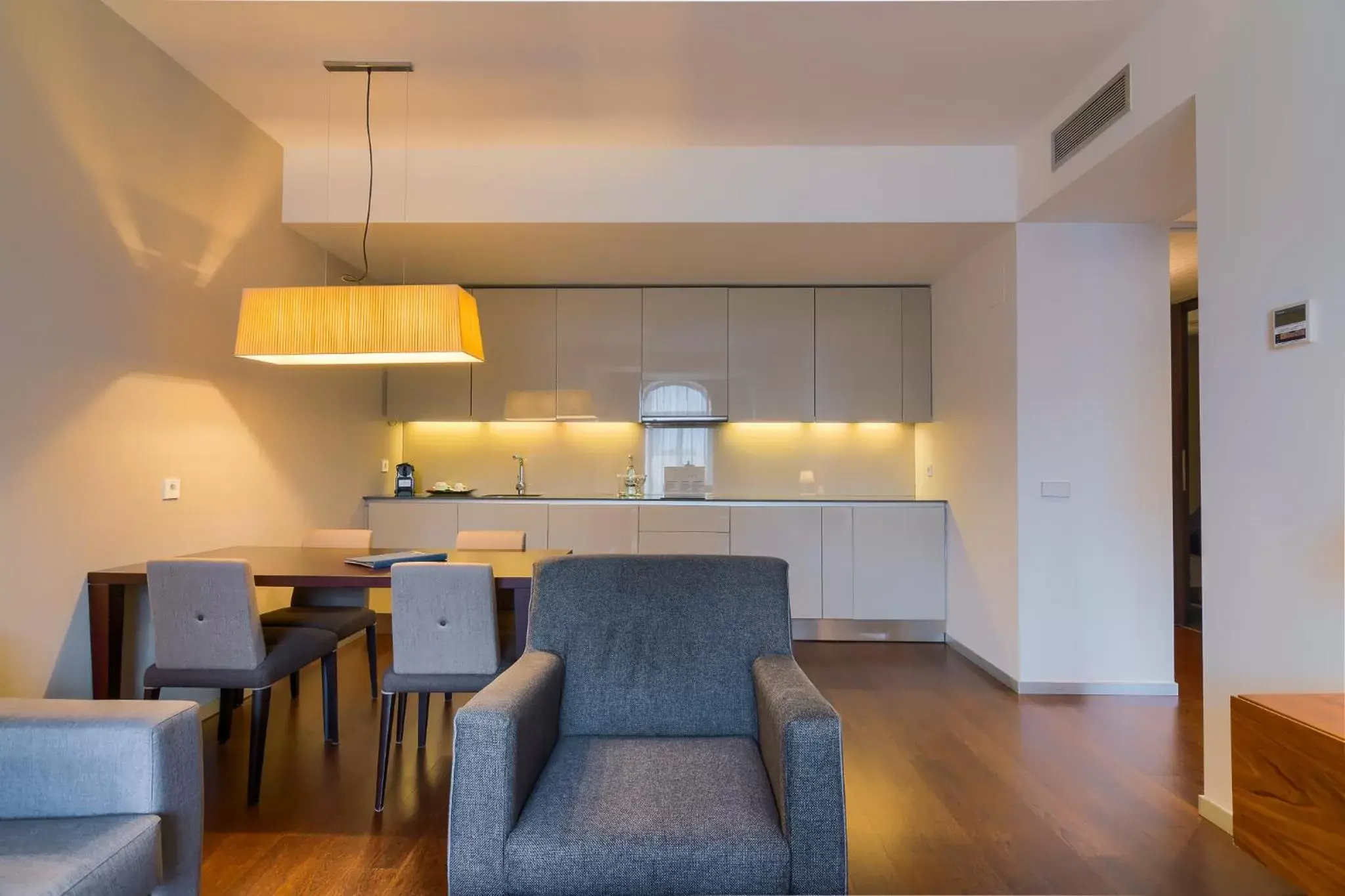 Kitchen or kitchenette, Seating Area in Hotel Cismigiu