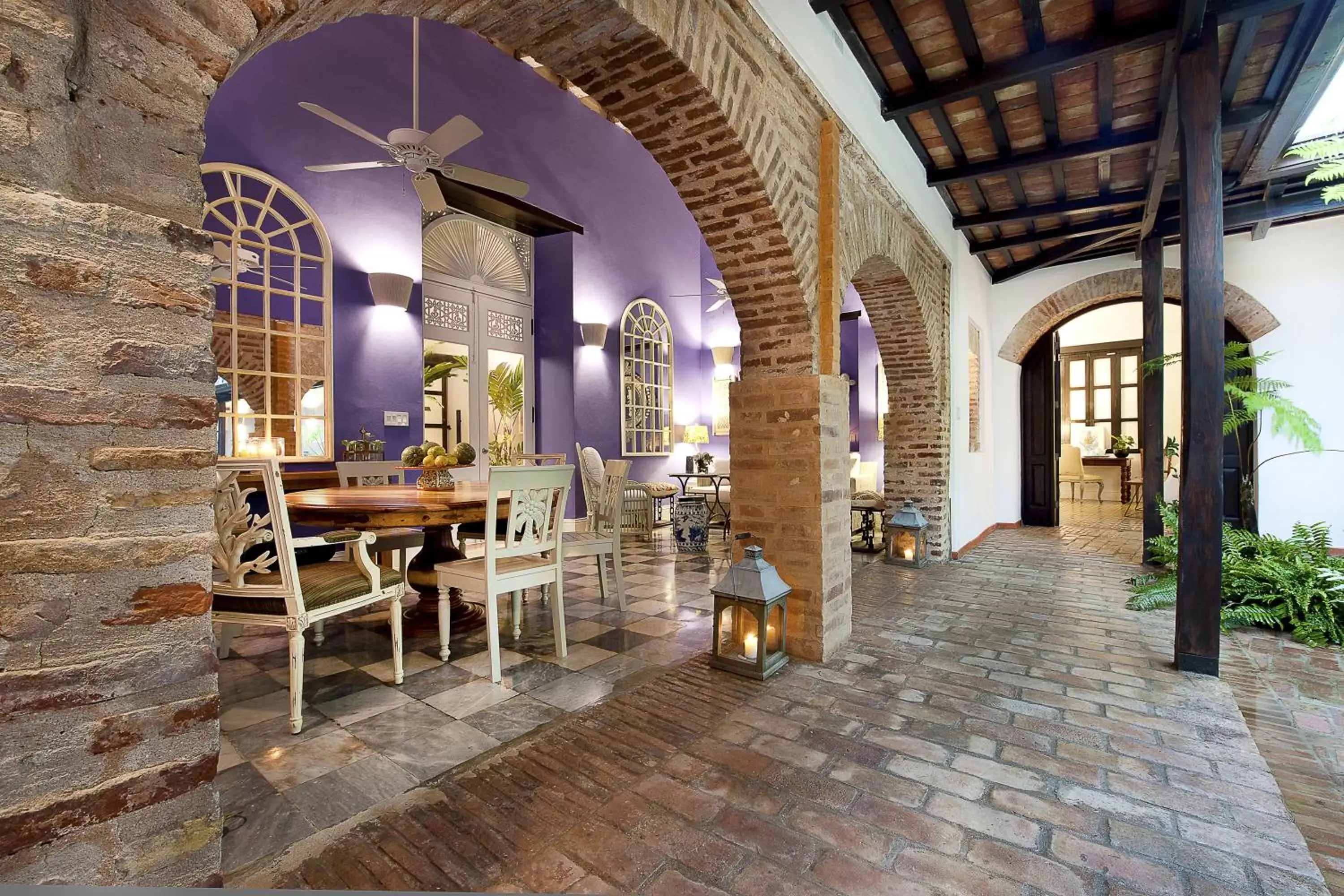 Patio, Restaurant/Places to Eat in Casas del XVI