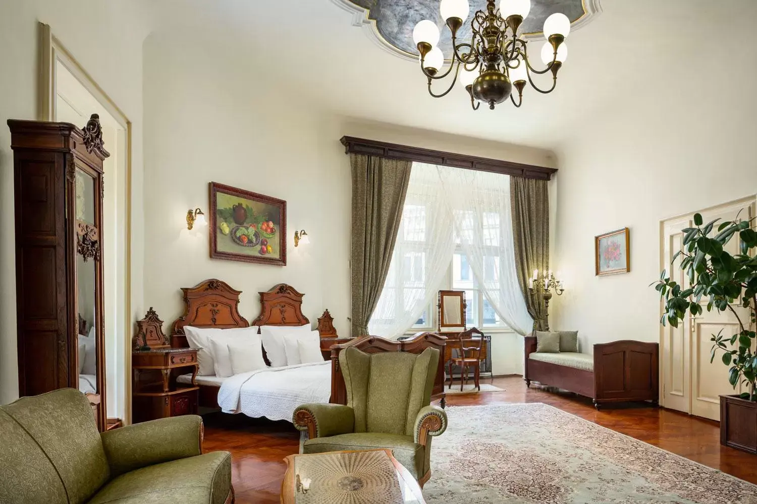 Living room, Seating Area in Grand Hotel Praha