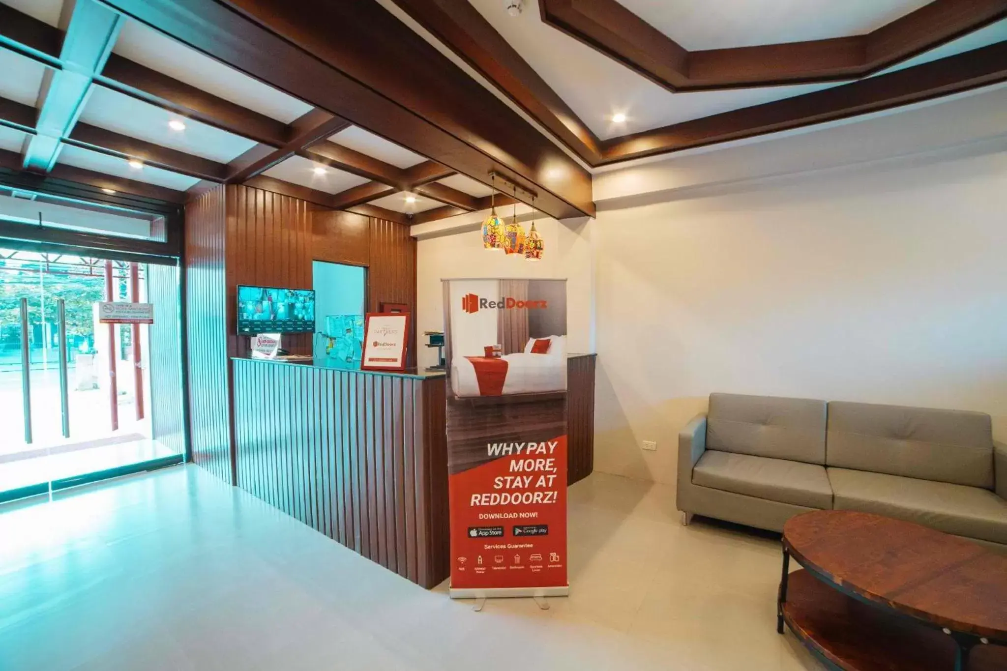 Lobby or reception, Lobby/Reception in RedDoorz at Traveler's Inn Bajada Davao