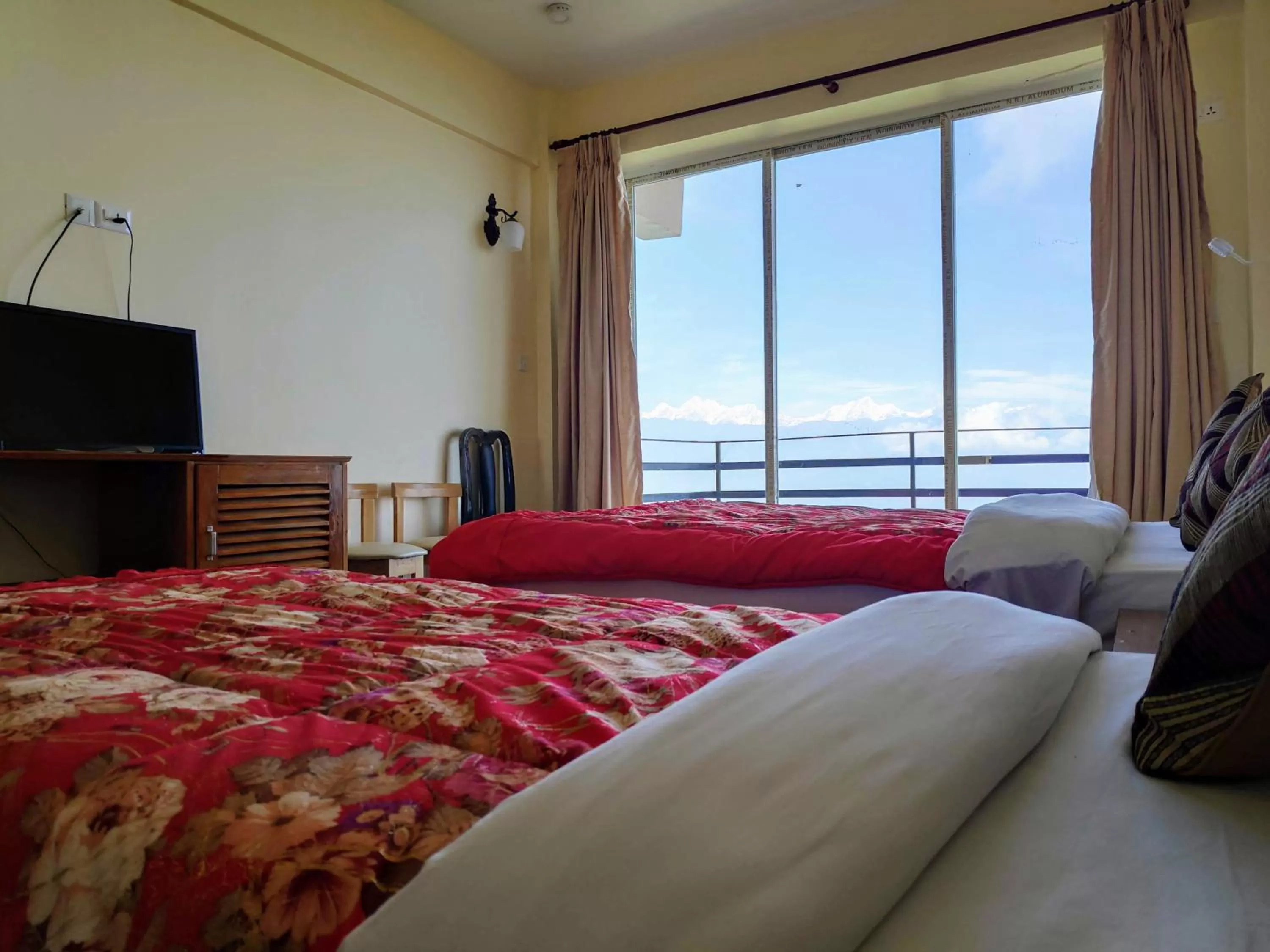 Photo of the whole room, Bed in Hotel Green Valley Nagarkot