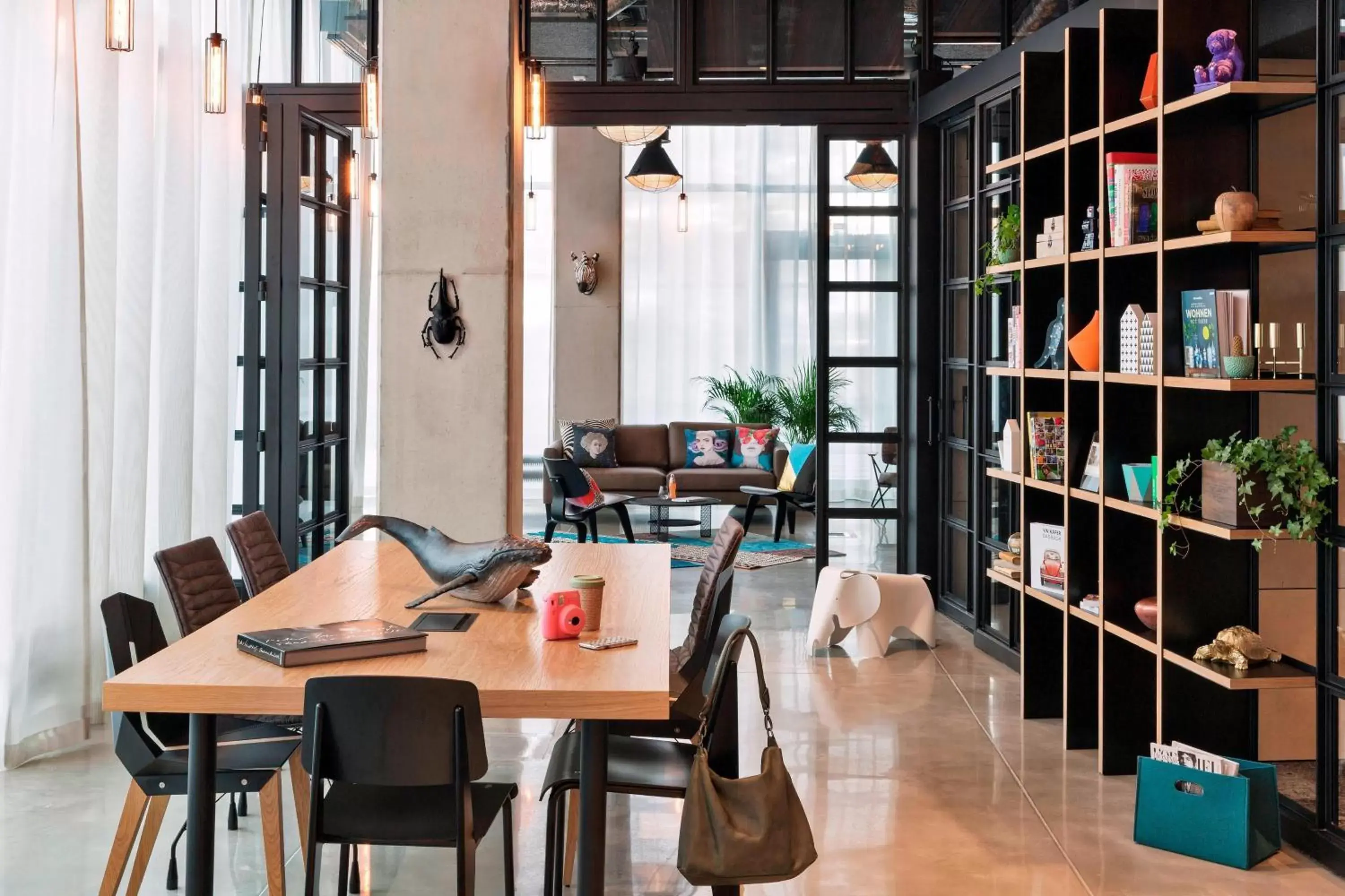 Lobby or reception, Restaurant/Places to Eat in Moxy Katowice Airport