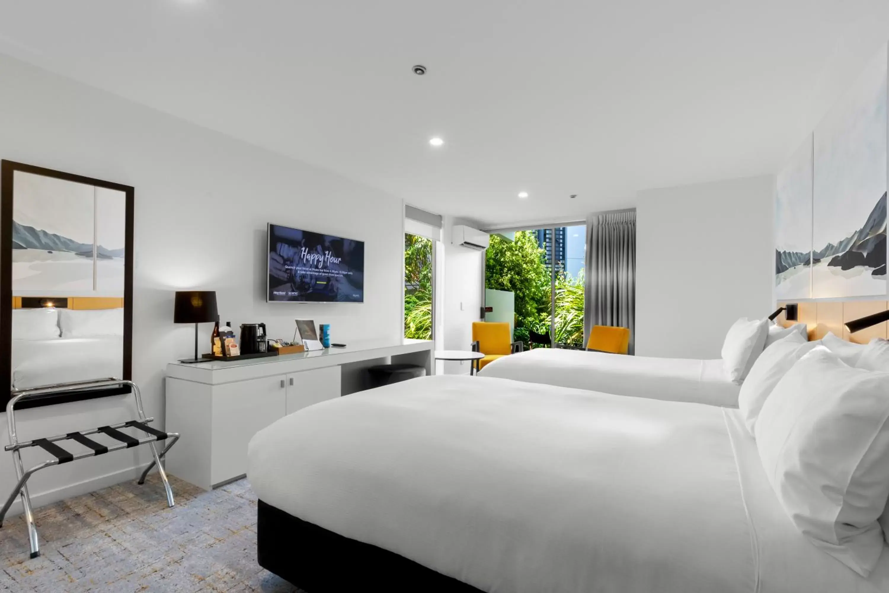 Bed in Scenic Suites Queenstown
