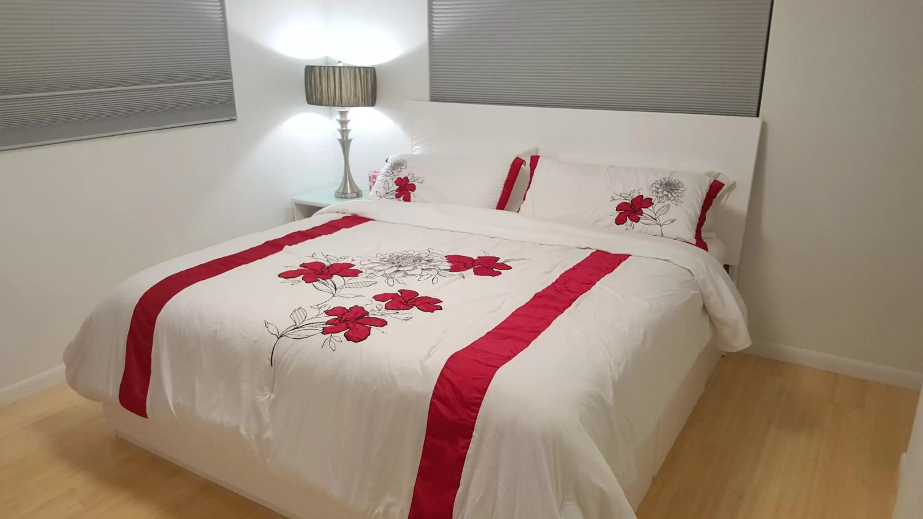 Bed in Downtown Hollywood Boutique Hotel