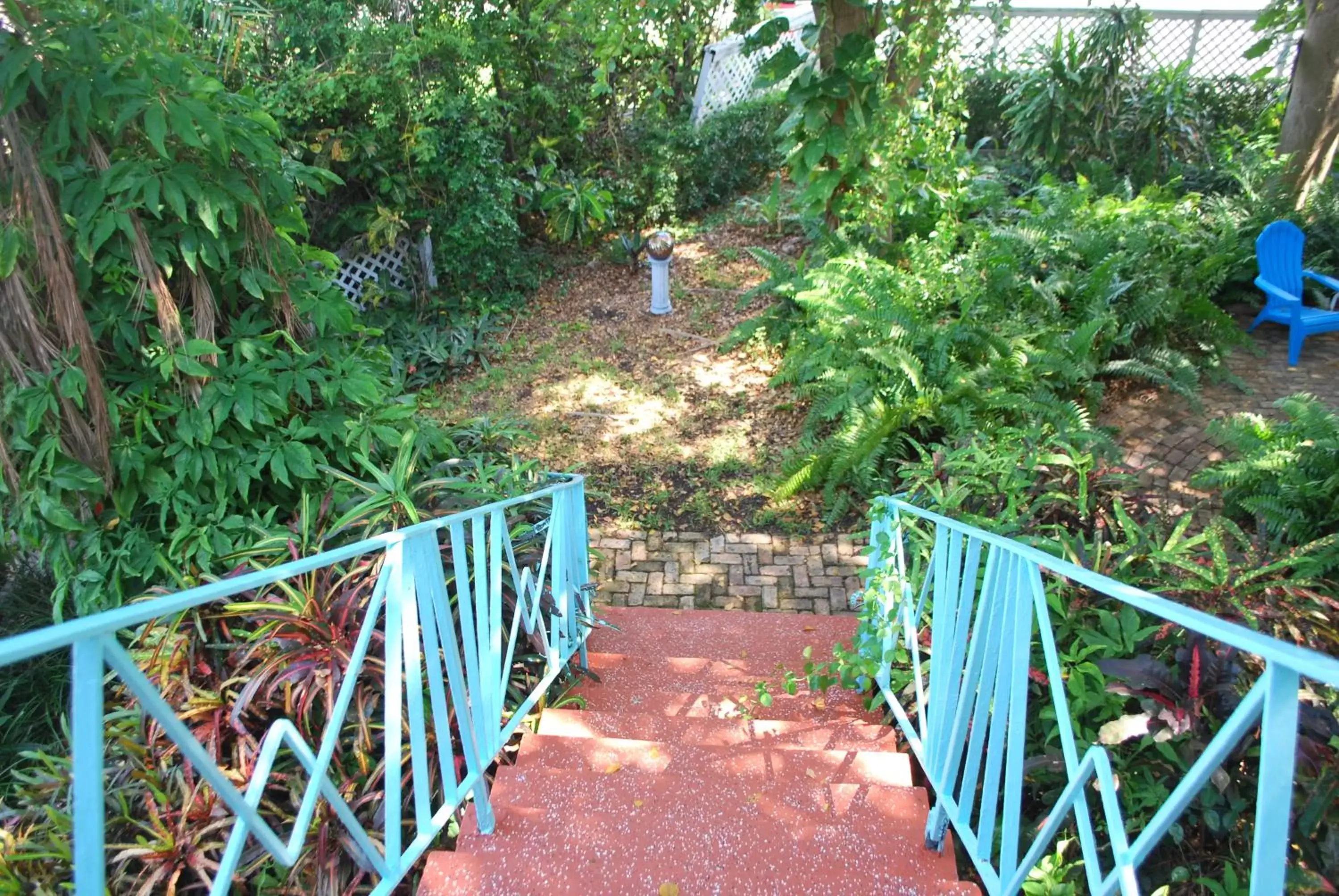 Garden view in Green Island Inn