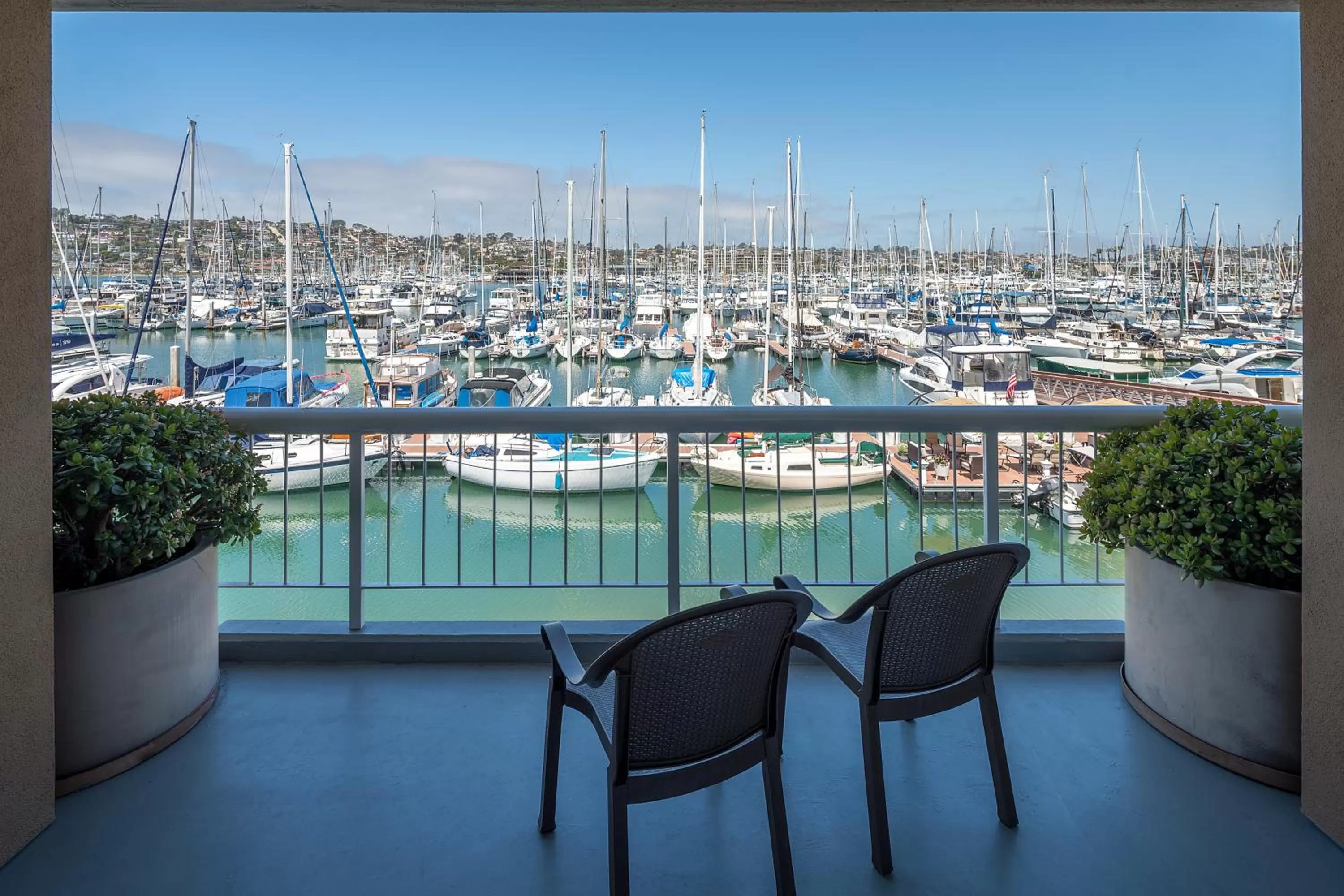 Patio in Bay Club Hotel and Marina