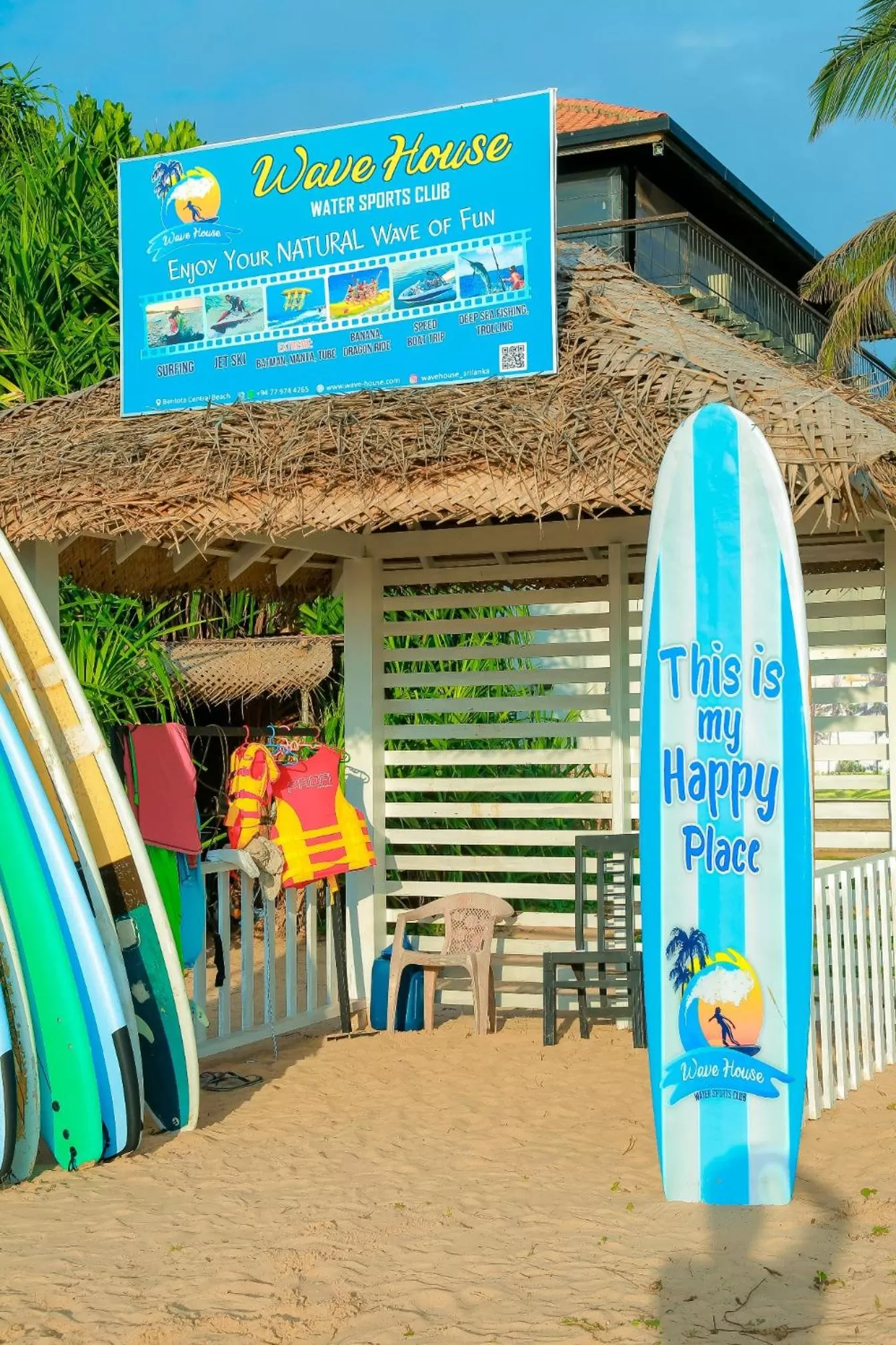 Beach in Chami Villa Bentota