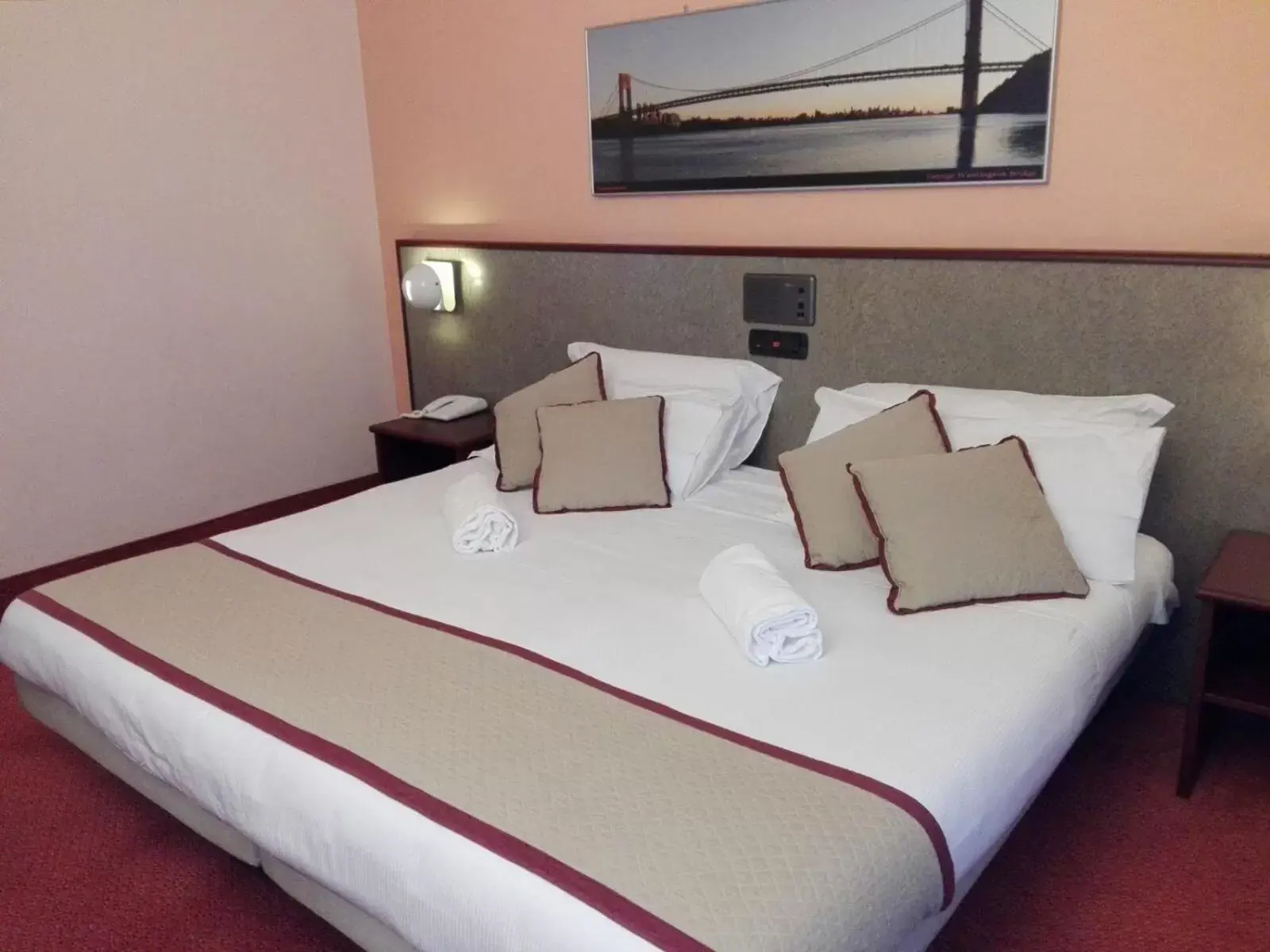 Bed in Gotha Hotel Turin Airport