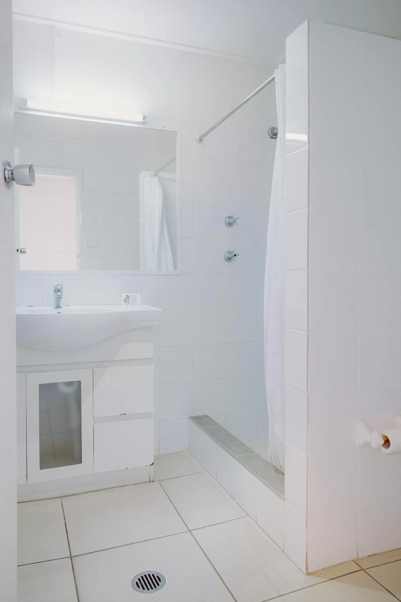 Shower in Artesian Spa Motel