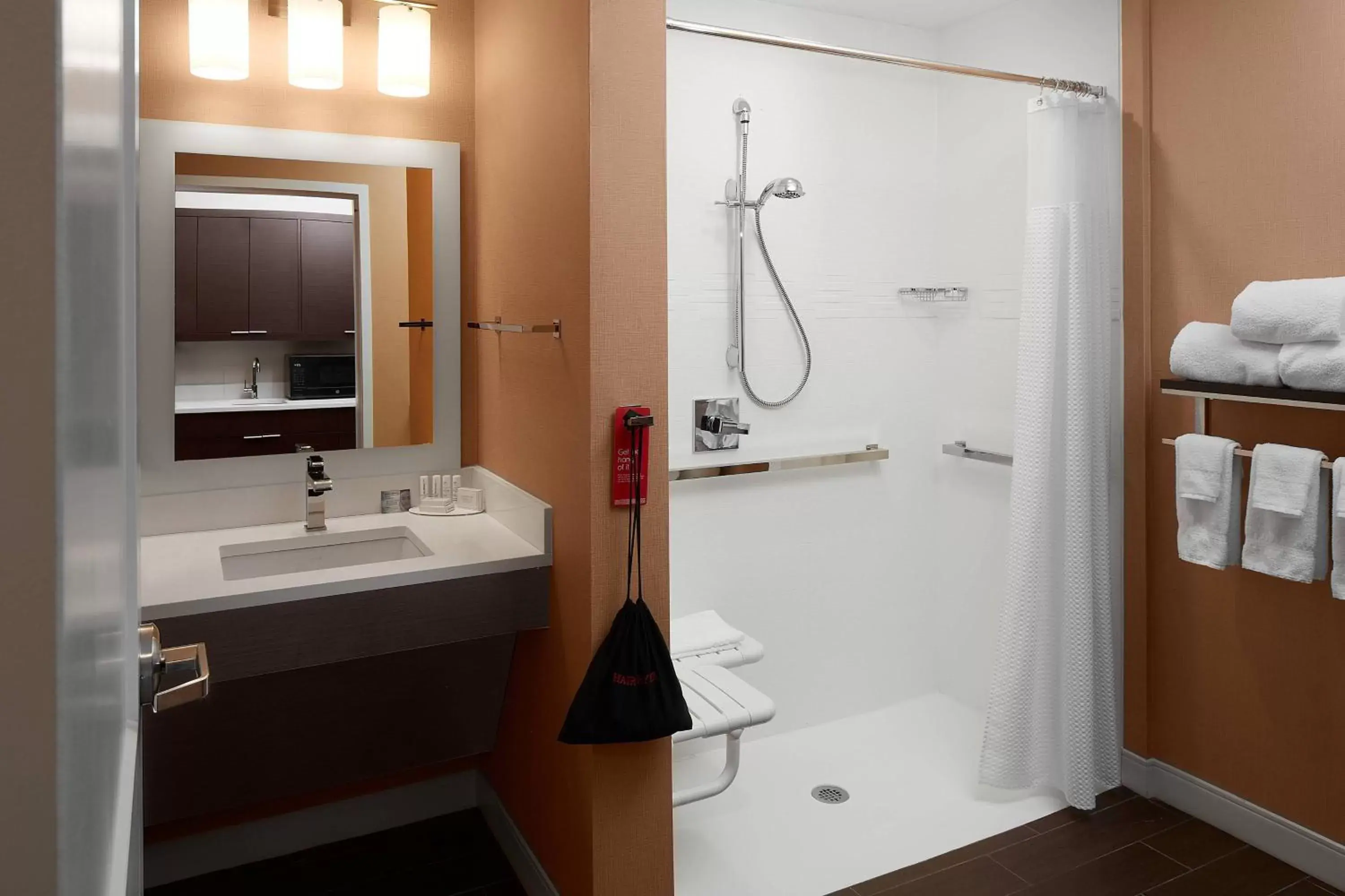 Bathroom in TownePlace Suites by Marriott Danville