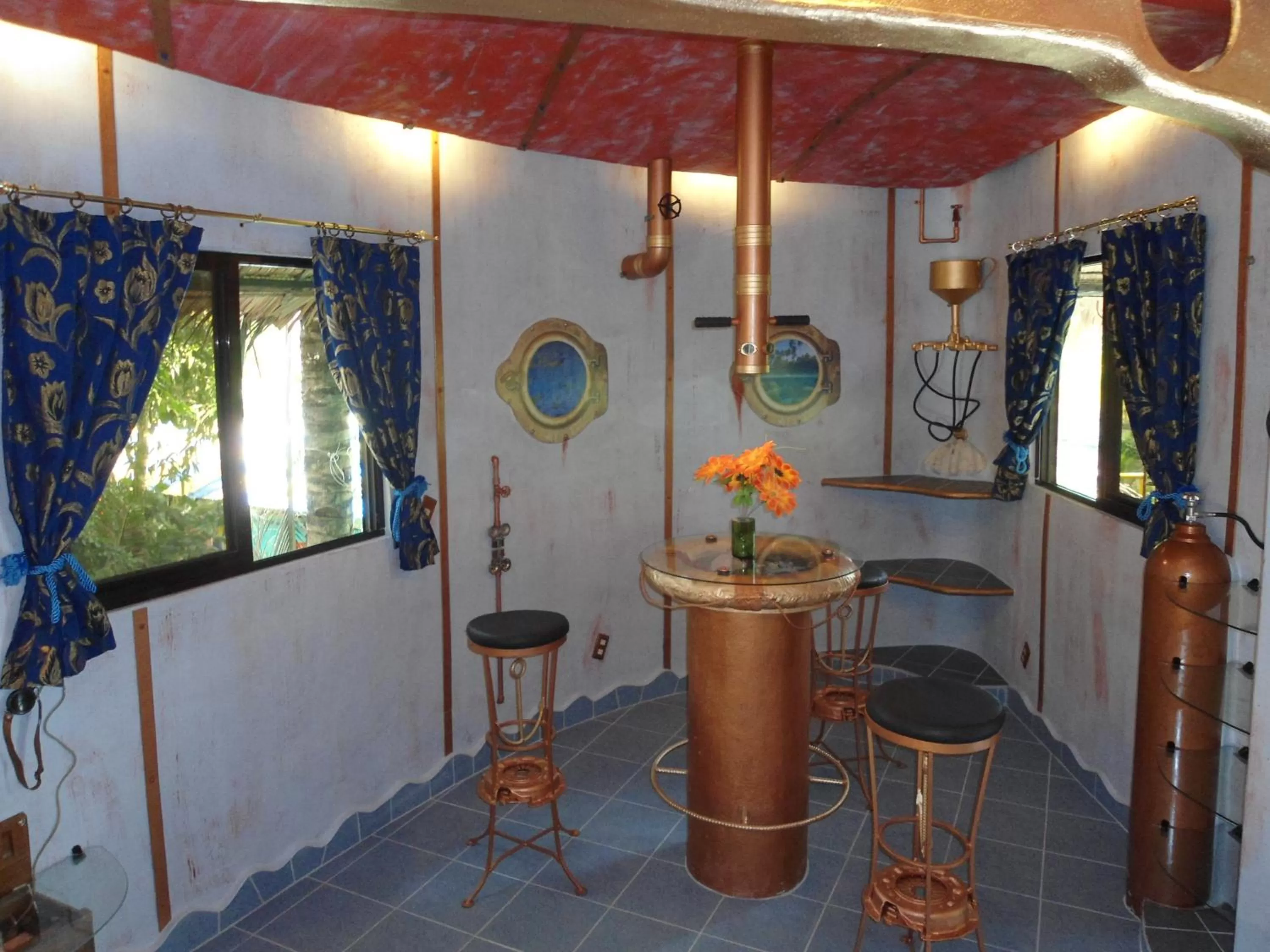 Decorative detail in Takatuka Beach Resort