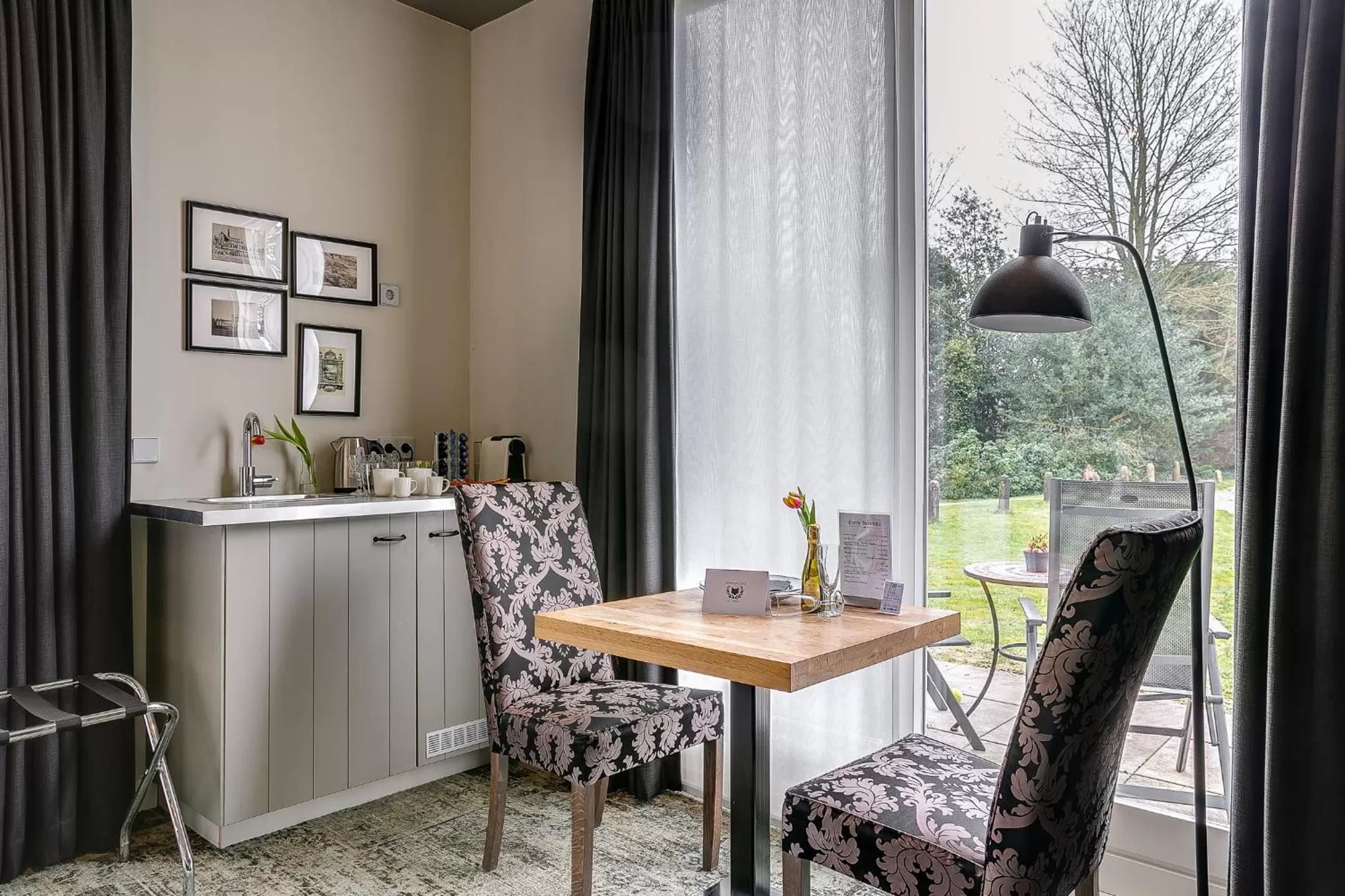 Kitchen or kitchenette in Boutique Hotel 't Vosje