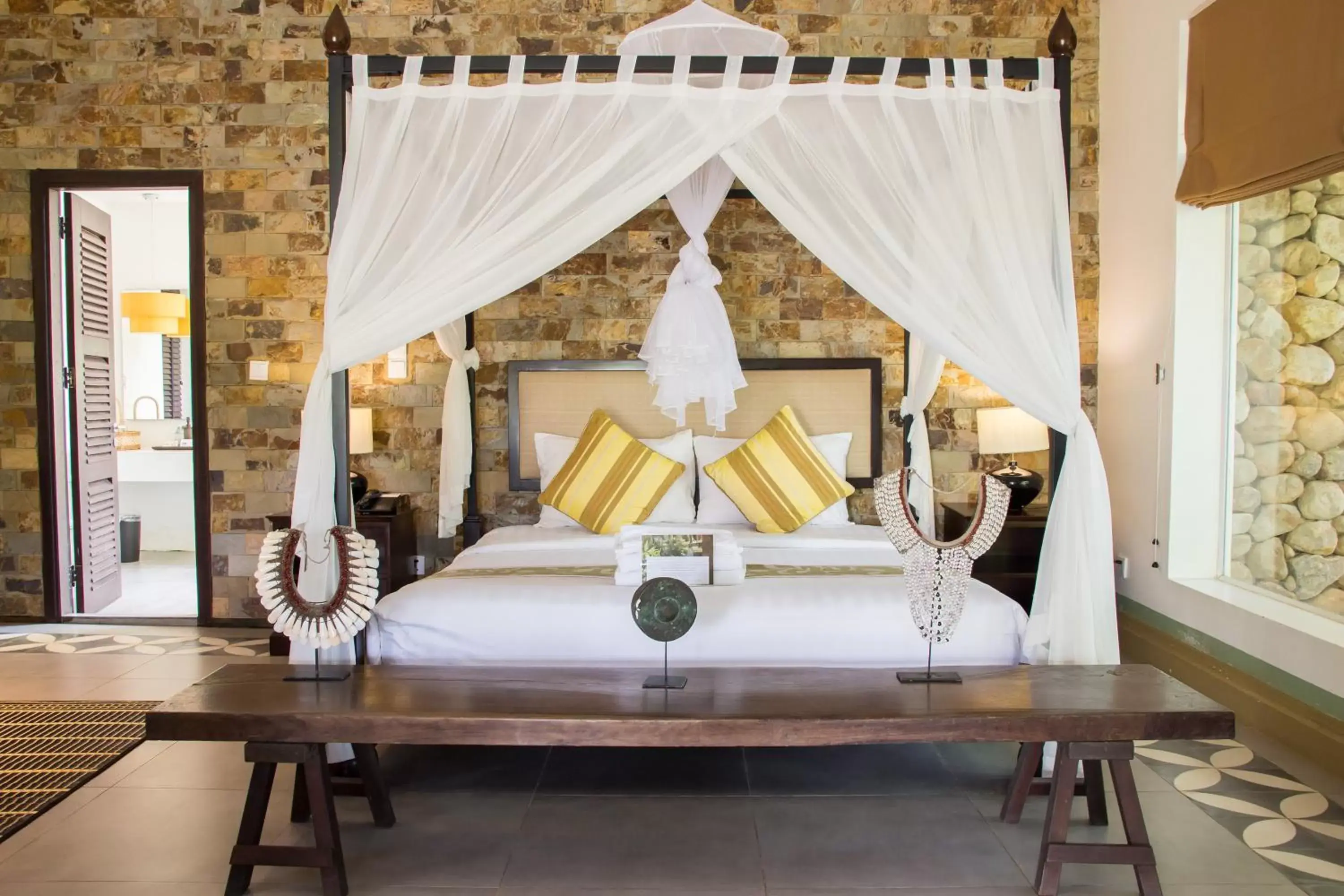 Bed in Samanea Beach Resort & Spa Bed in Samanea Beach Resort & Spa