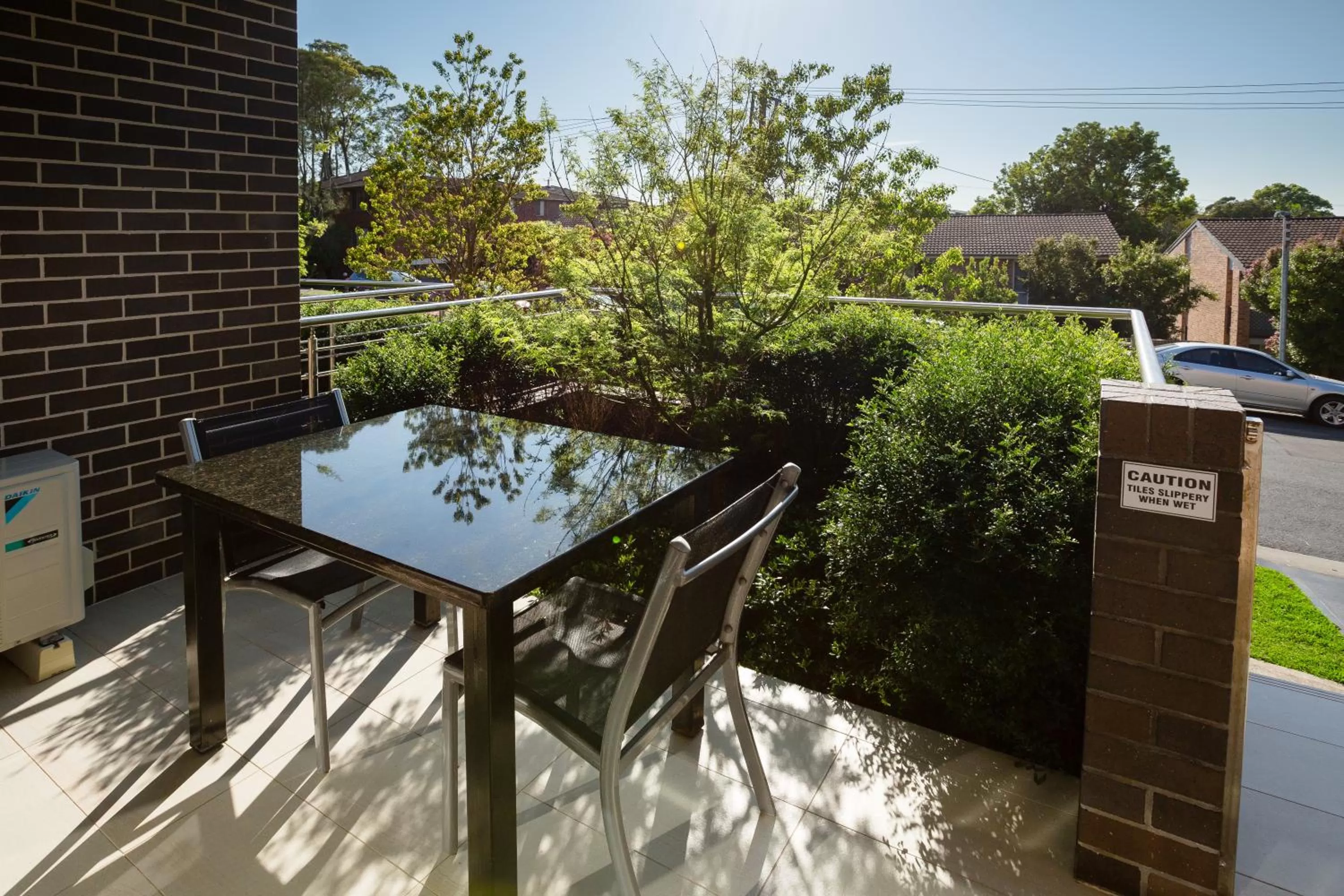 Patio in Charlestown Executive Apartments