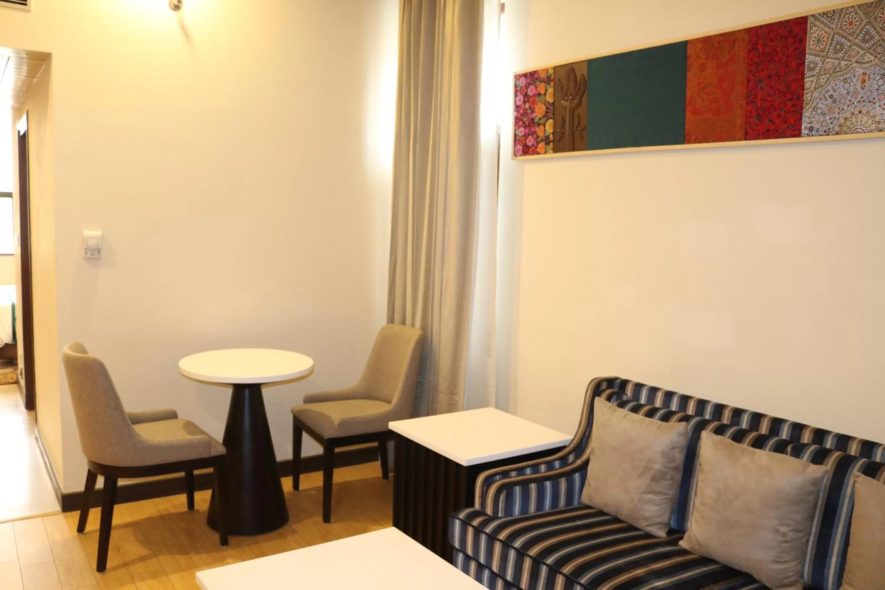 Seating area in Radisson Srinagar