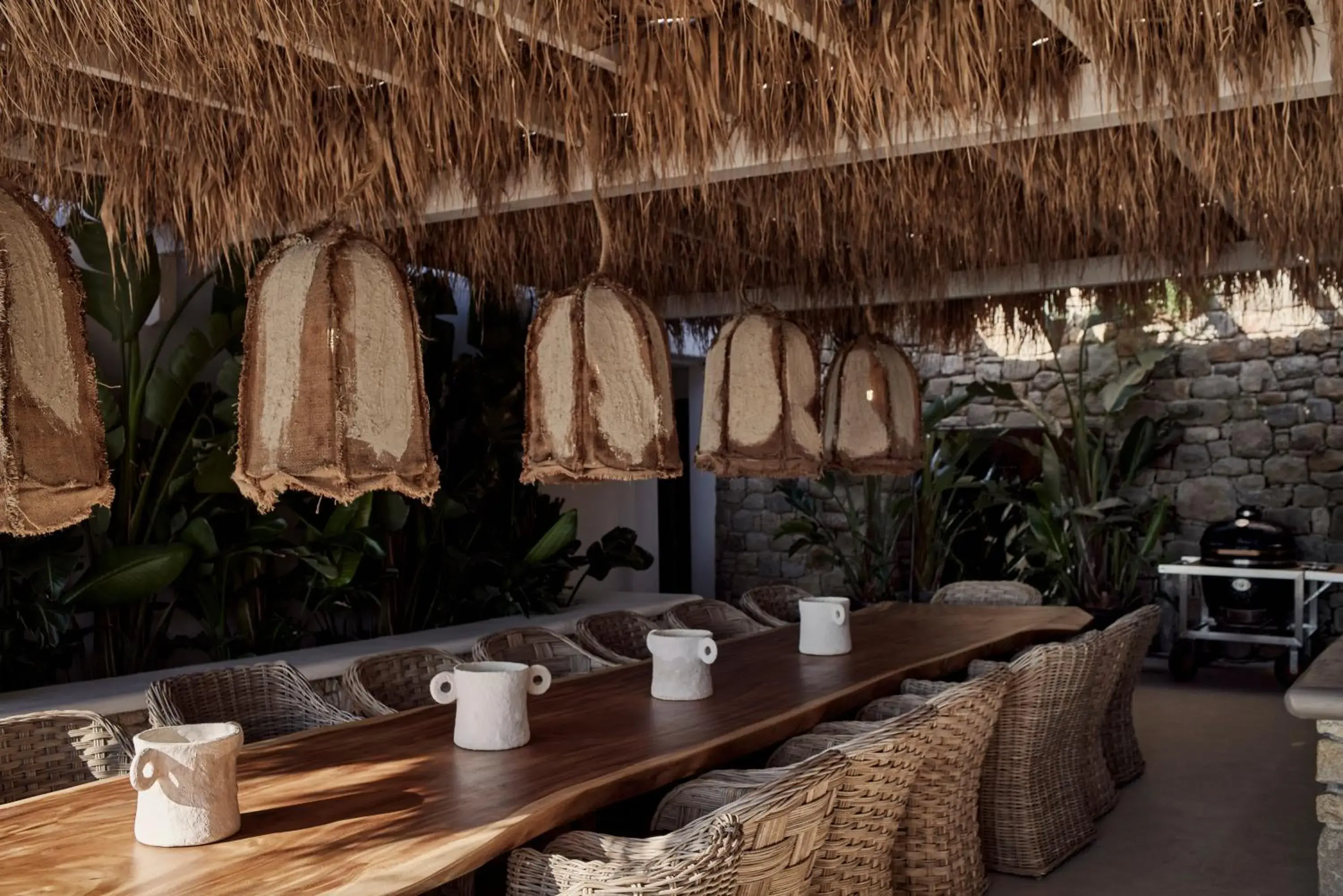 BBQ facilities, Restaurant/Places to Eat in Myconian Villa Collection - Preferred Hotels & Resorts
