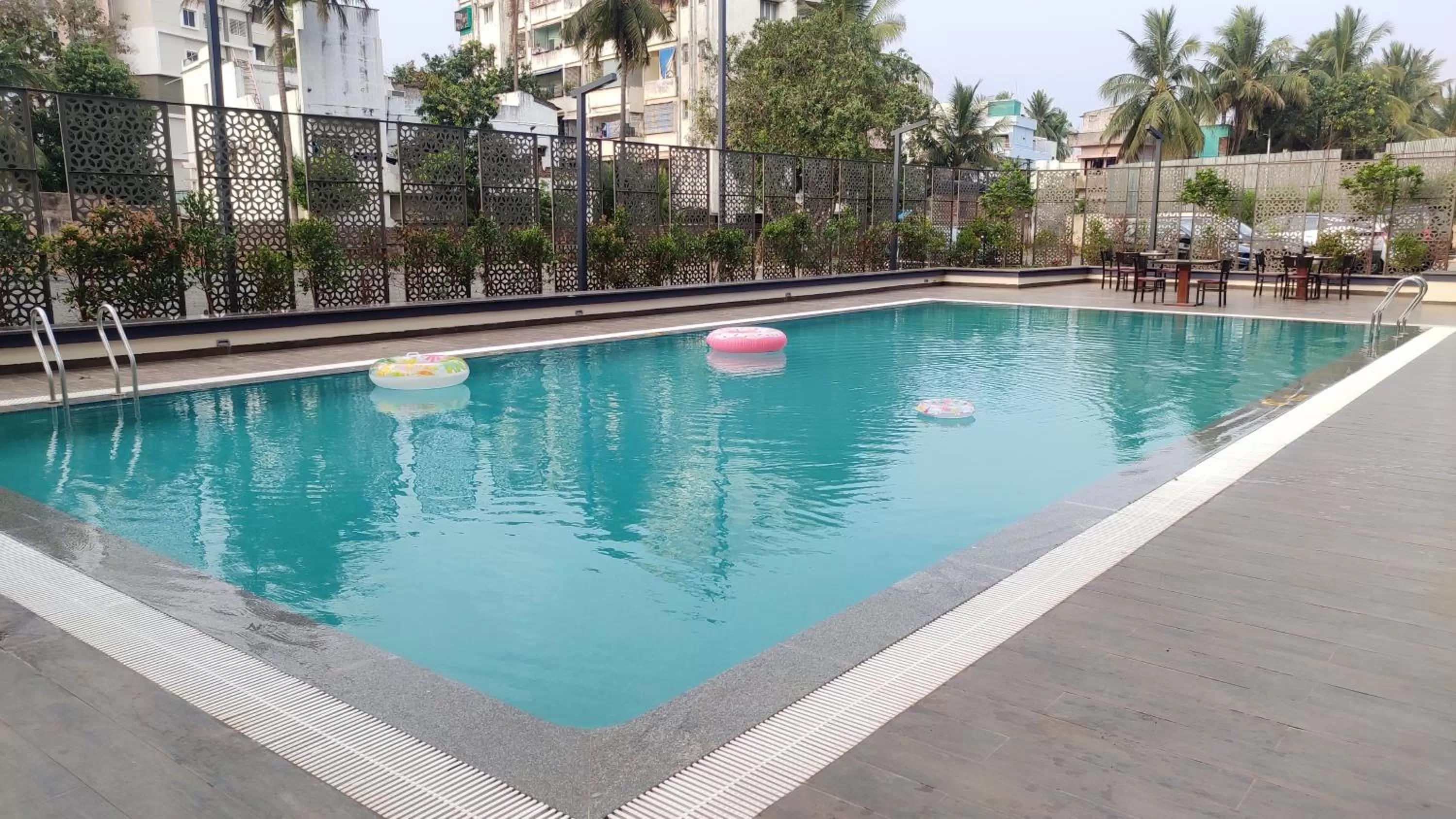 Swimming pool in Manjeera Premiere